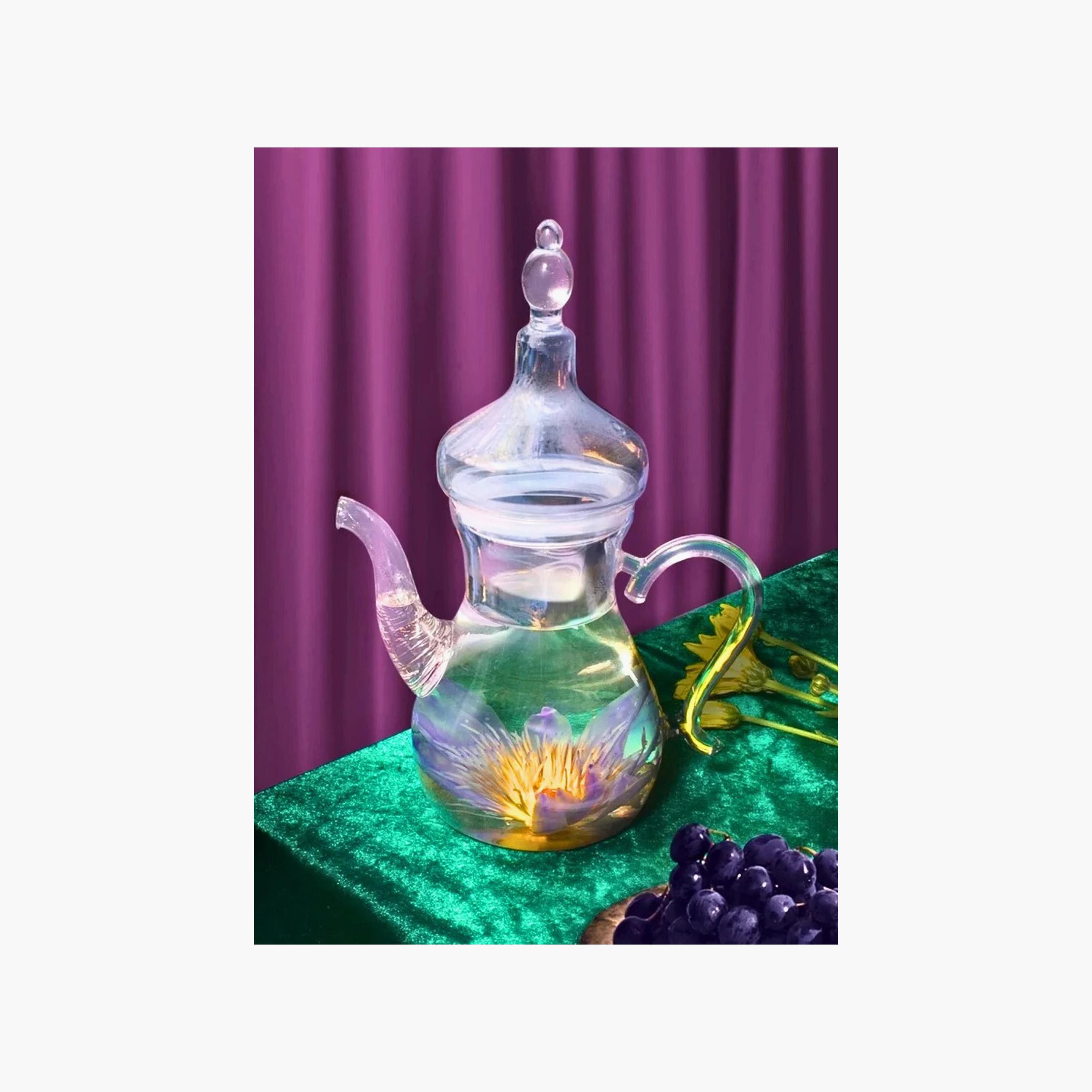 Borosilicate Glass Dallah Teapot - 1 L-household-dining-teaandcoffee-vacuumflaskscoffeeandteapots-image-4
