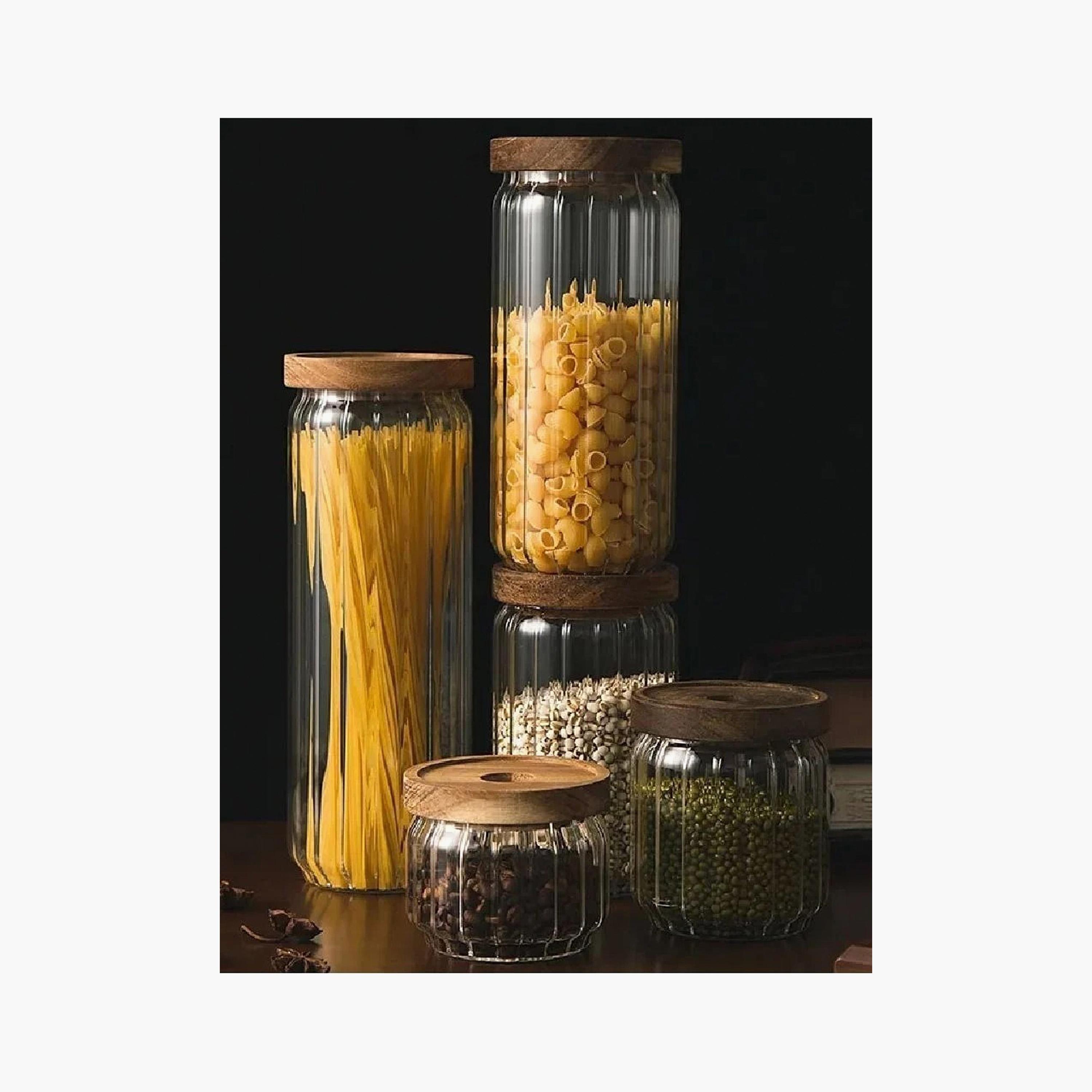 Borosilicate Glass 3-Piece Food Storage Jar Set-household-kitchen-foodstorage-canistersandjars-image-2
