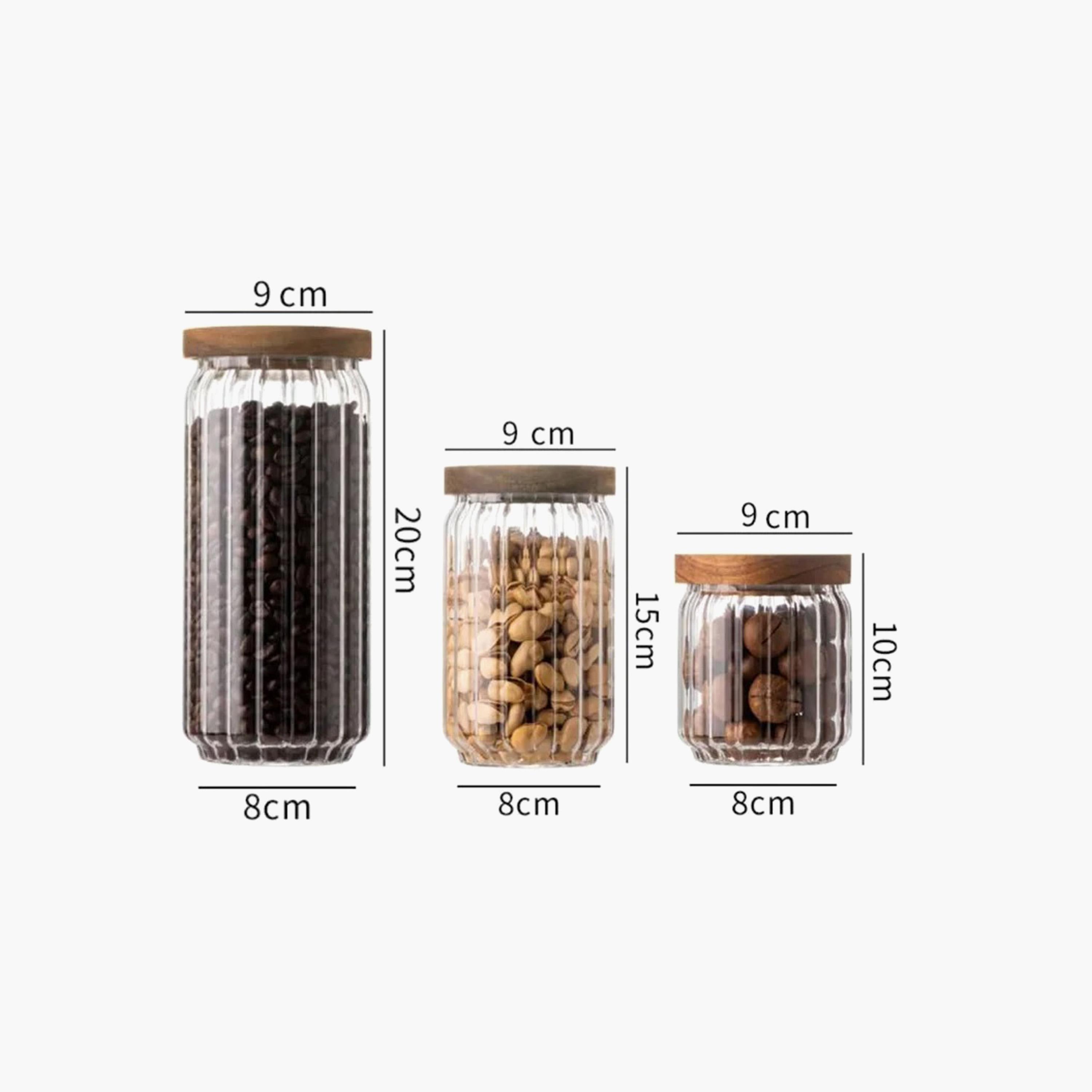 Borosilicate Glass 3-Piece Food Storage Jar Set-household-kitchen-foodstorage-canistersandjars-image-4
