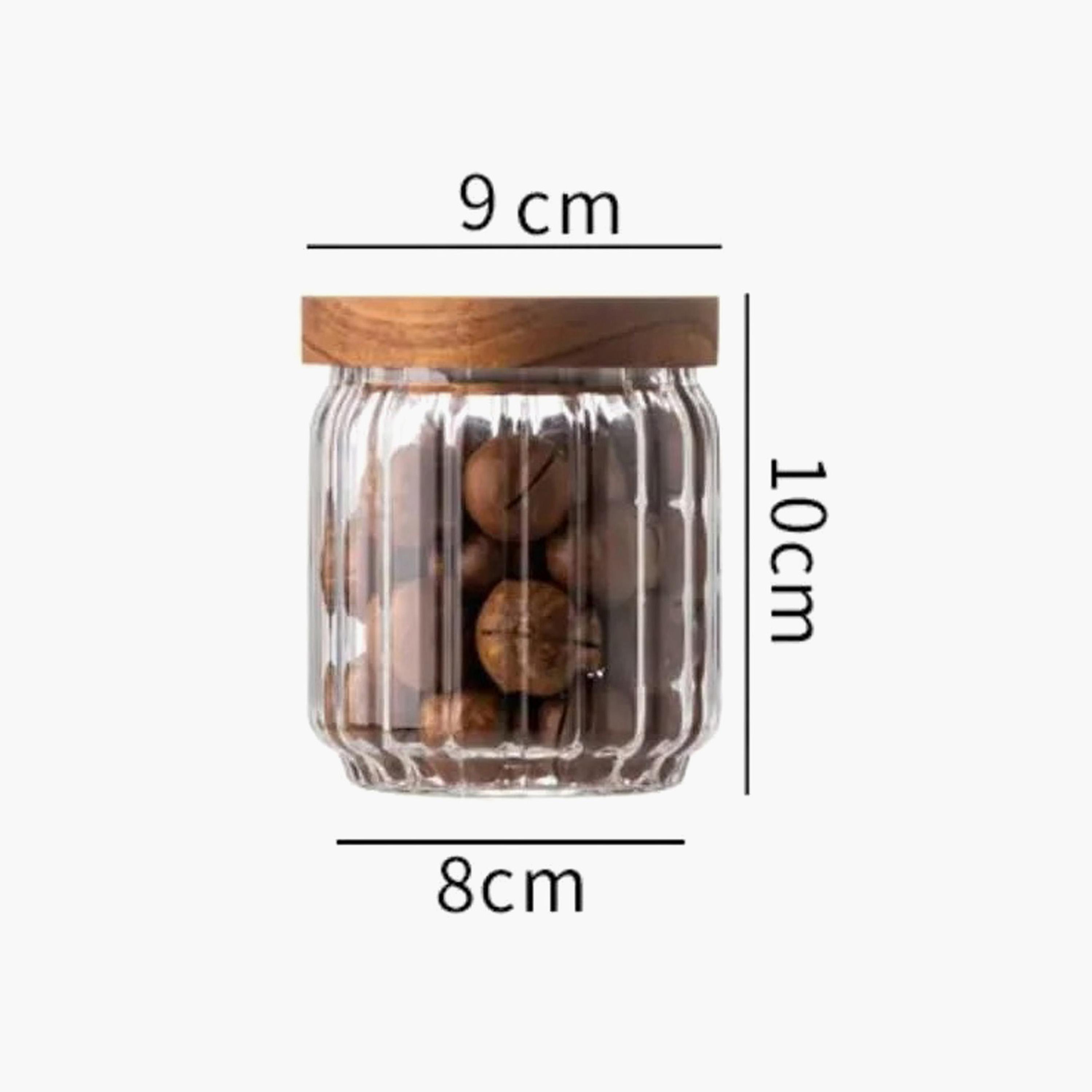 Borosilicate Glass 3-Piece Food Storage Jar Set - 500 ml-household-kitchen-foodstorage-canistersandjars-image-4