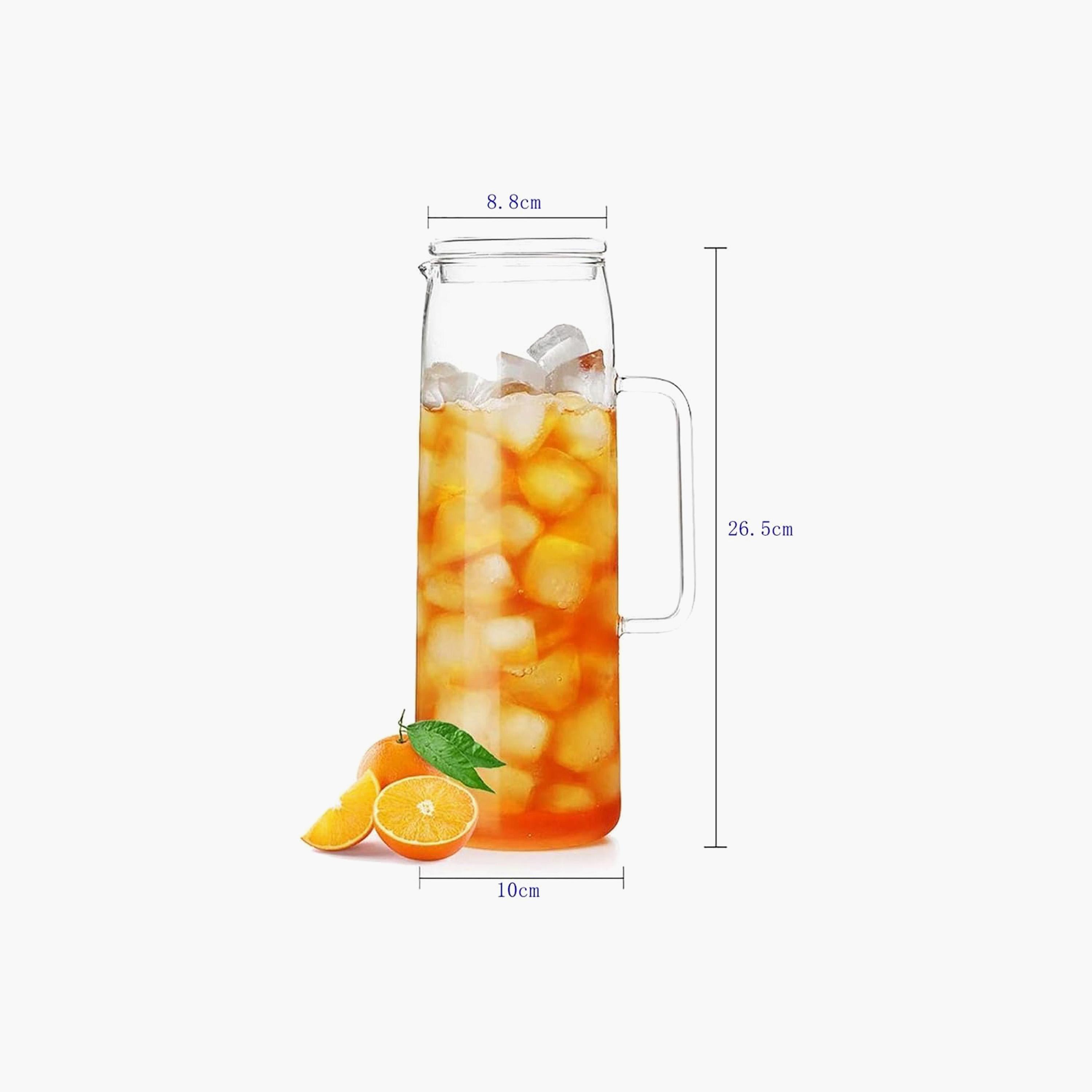 Borosilicate Glass Water Jug with Lid - 1.5 L-household-dining-drinkserveware-jugsdecantersandcarafes-image-2