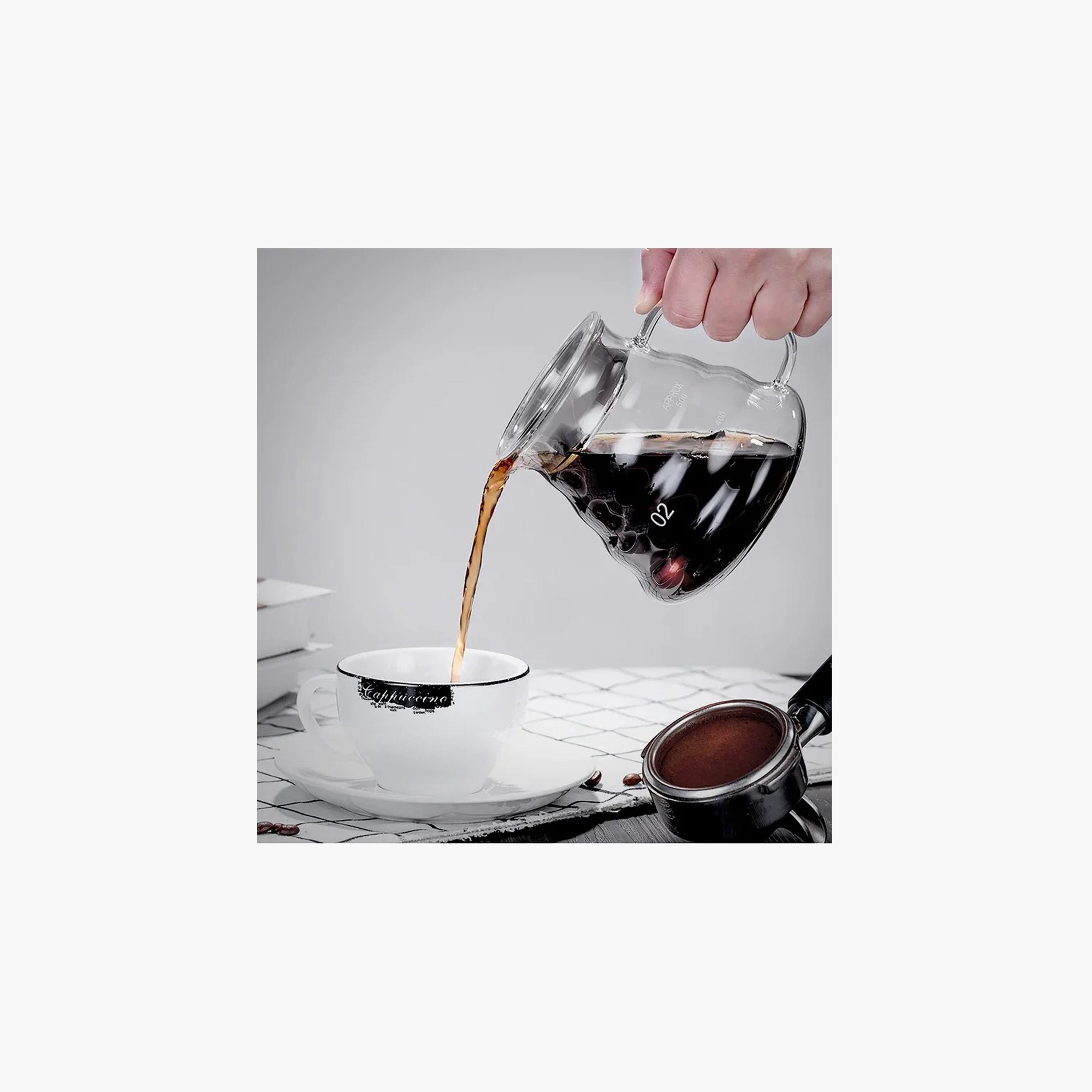 Borosilicate Glass Coffee Server Pot - 600 ml-household-dining-drinkserveware-jugsdecantersandcarafes-image-2