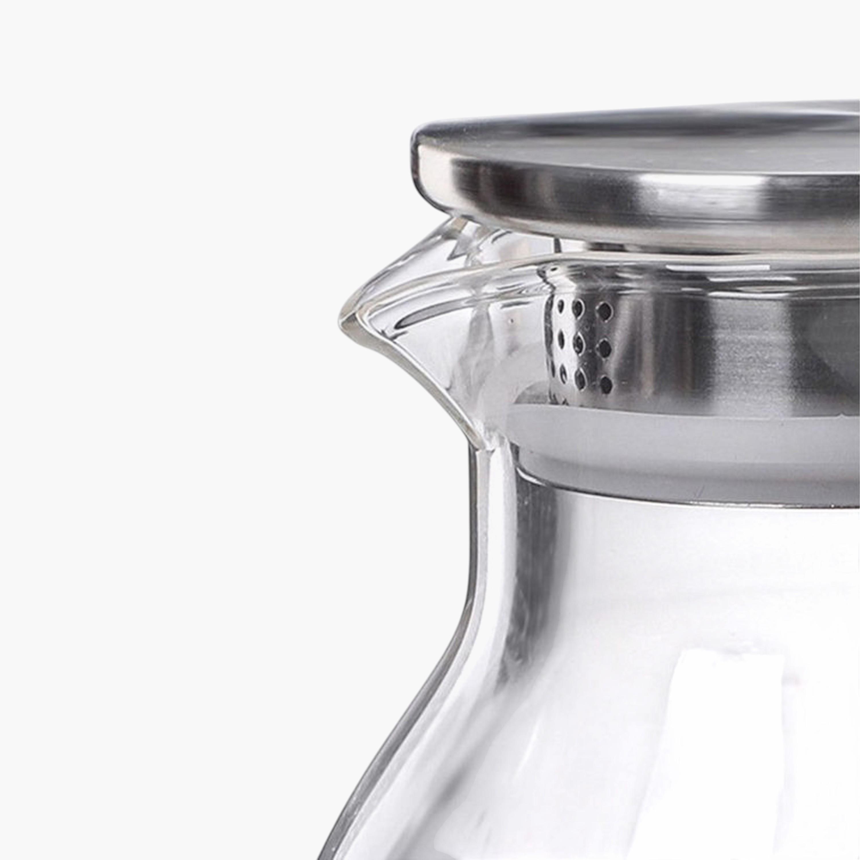 إبريق زجاج بوروسيليكات بغطاء ستانلس ستيل من 1 تشيس - 1800 مل-household-dining-drinkserveware-jugsdecantersandcarafes-image-3