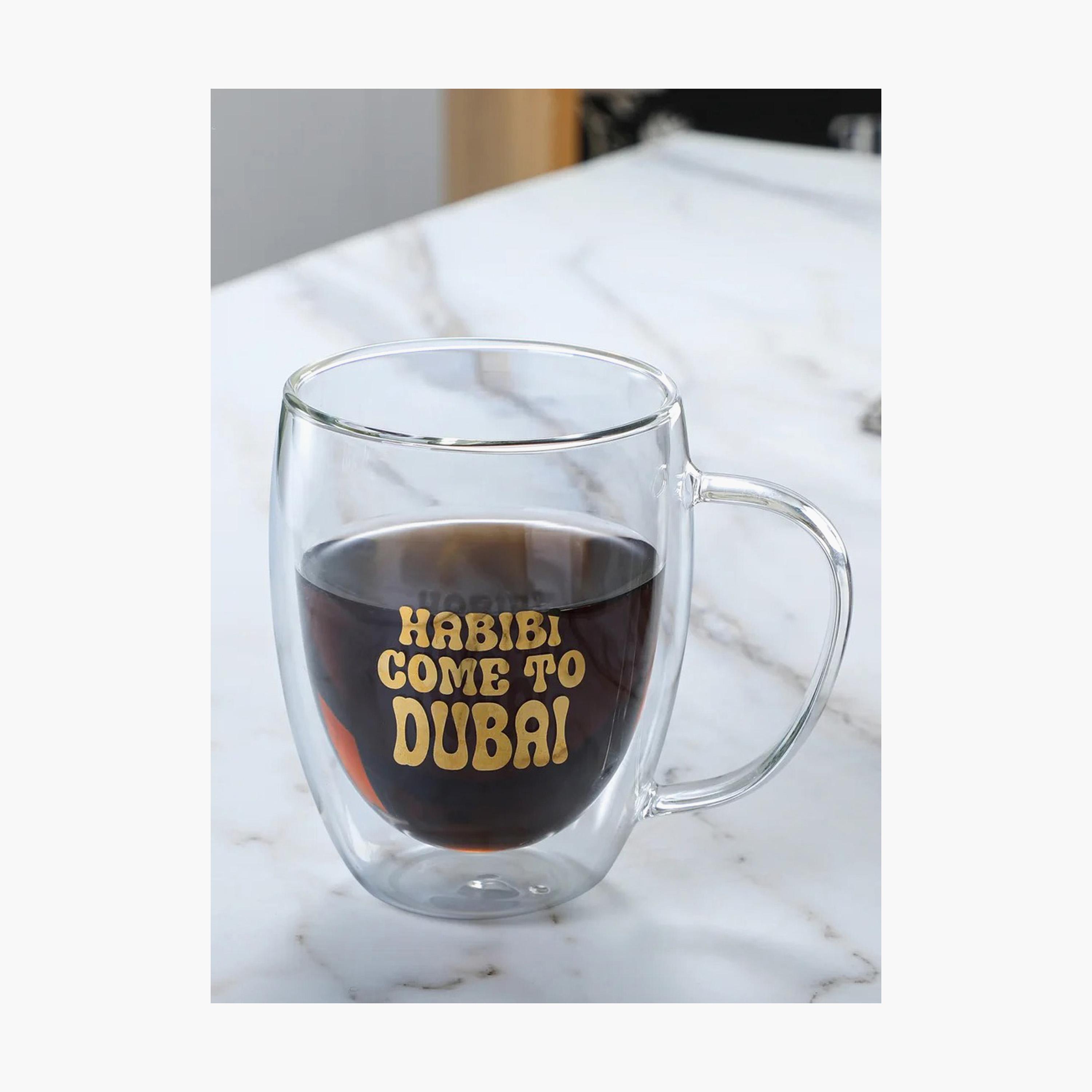 كوب زجاجي مزدوج الجدار بطبعات مع مقبض وقشة من البورسليكات قطعتين من 1تشيس - 350 مل-household-dining-teaandcoffee-mugsandcups-image-2