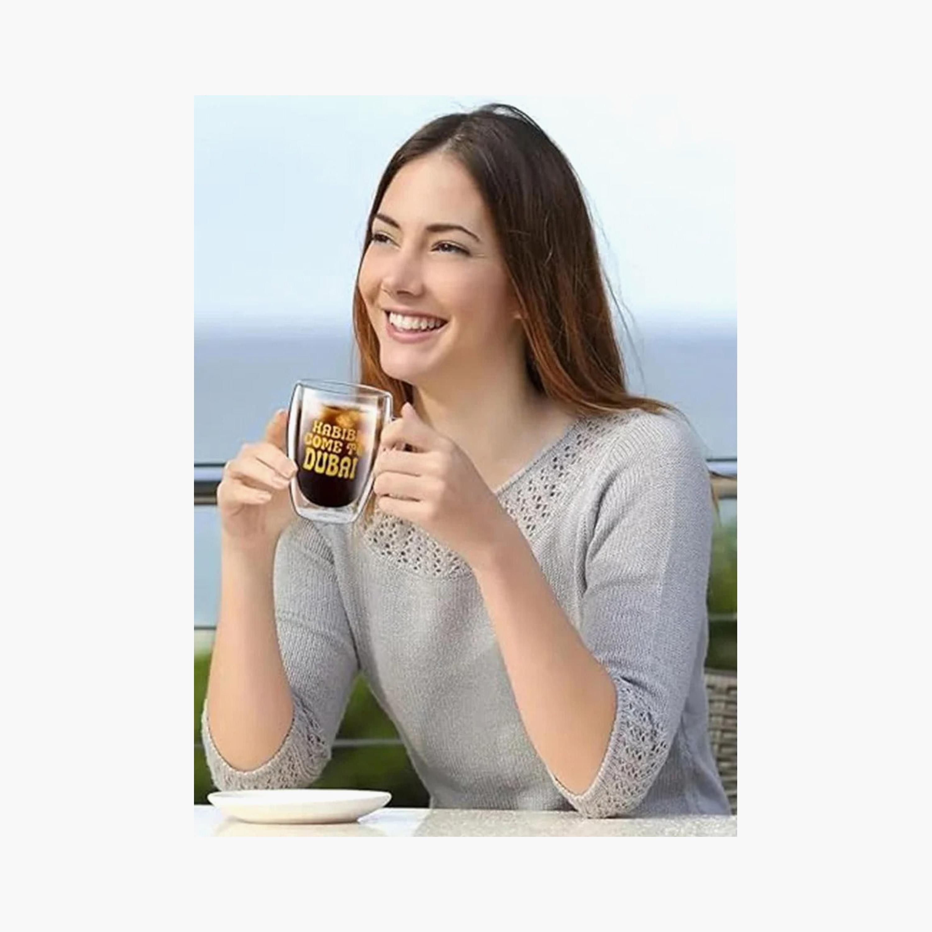 كوب زجاجي مزدوج الجدار بطبعات مع مقبض وقشة من البورسليكات قطعتين من 1تشيس - 350 مل-household-dining-teaandcoffee-mugsandcups-image-3