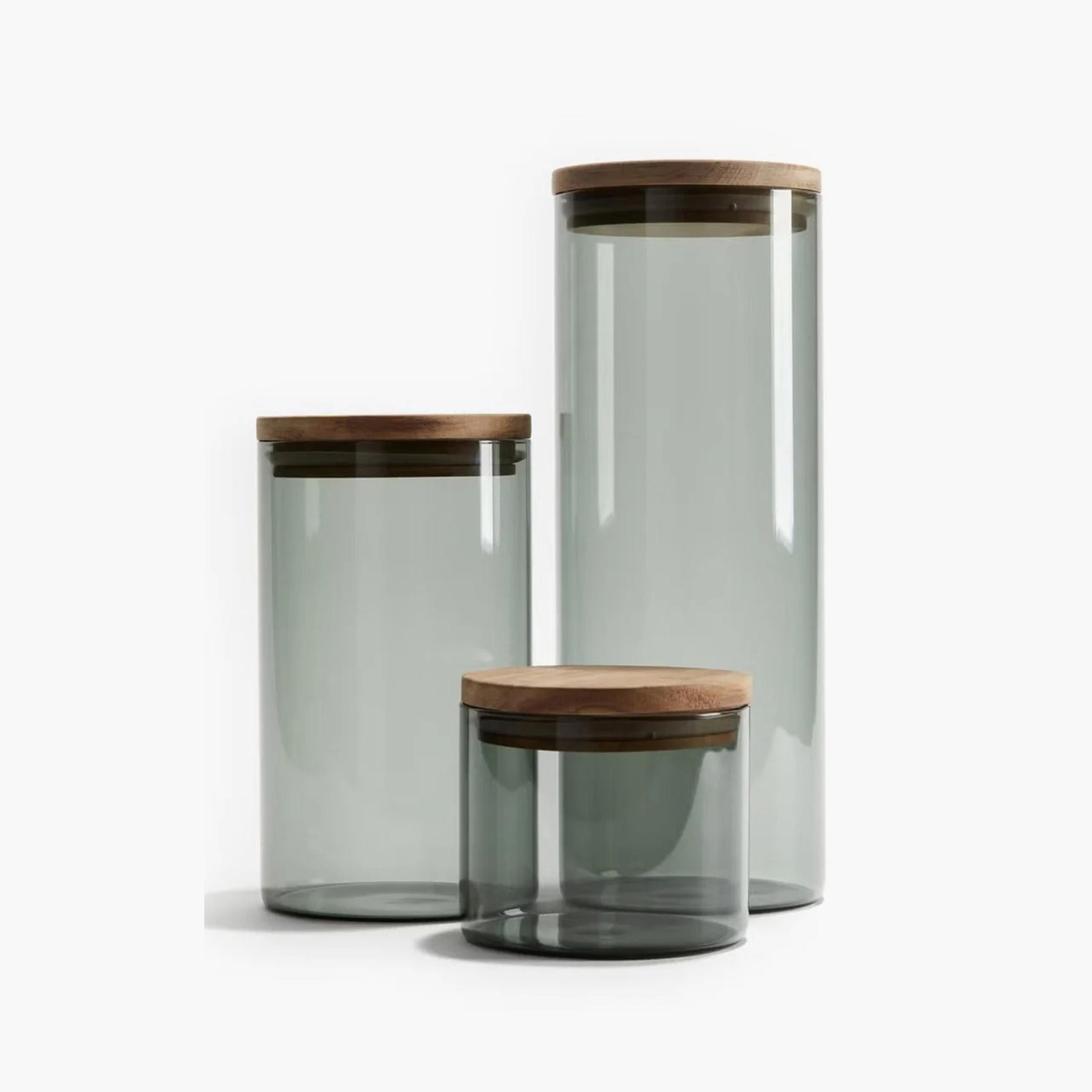 Borosilicate Glass 3-Piece Storage Jar Set-household-kitchen-foodstorage-canistersandjars-image-2