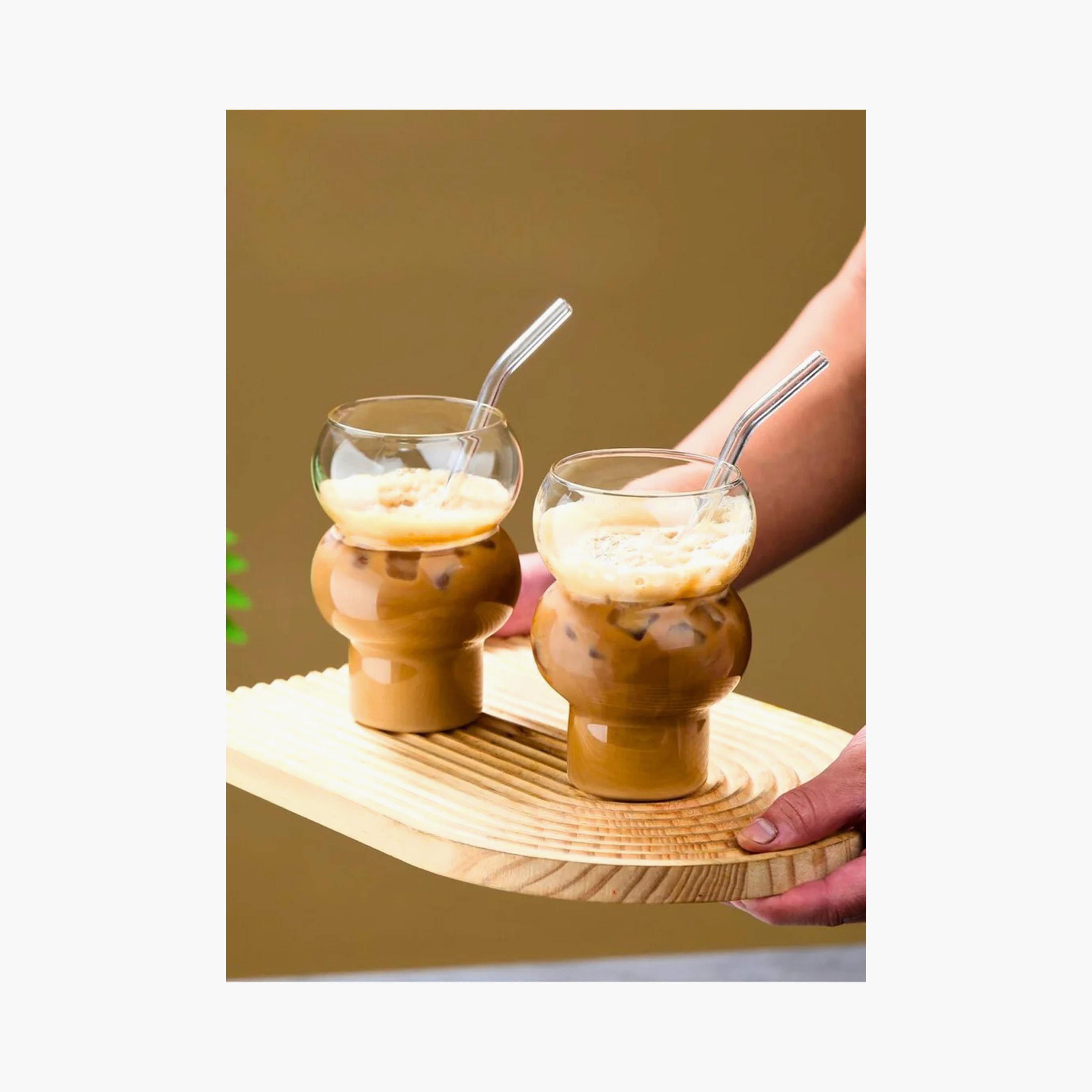 Borosilicate Glass 4-Piece  Calabash Shaped Glass Set - 500 ml-household-dining-glassware-drinkingglasses-image-3