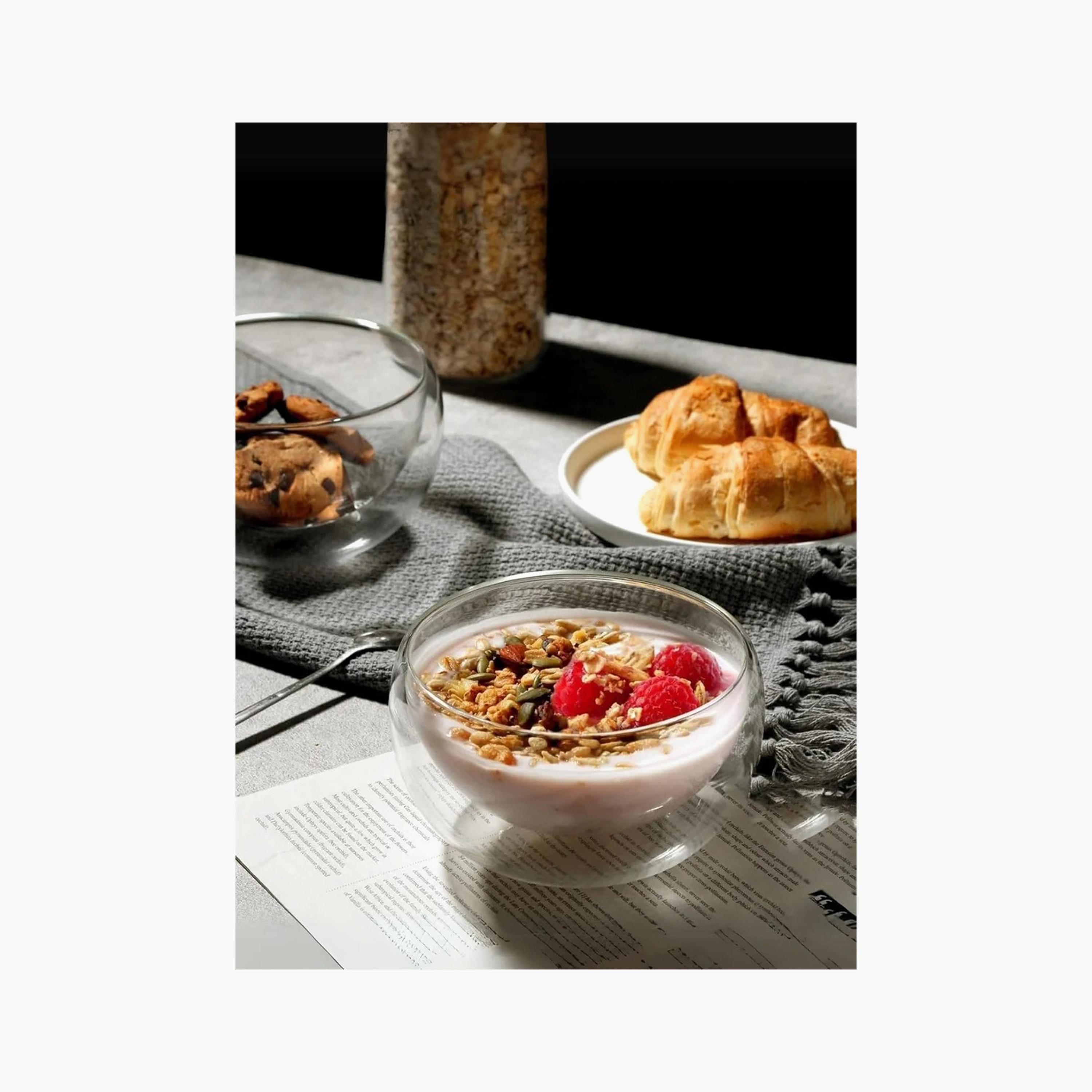 Glass 4-Piece Double Wall Dip Bowl Set - 100 ml-household-dining-serveware-chipsanddip-image-3