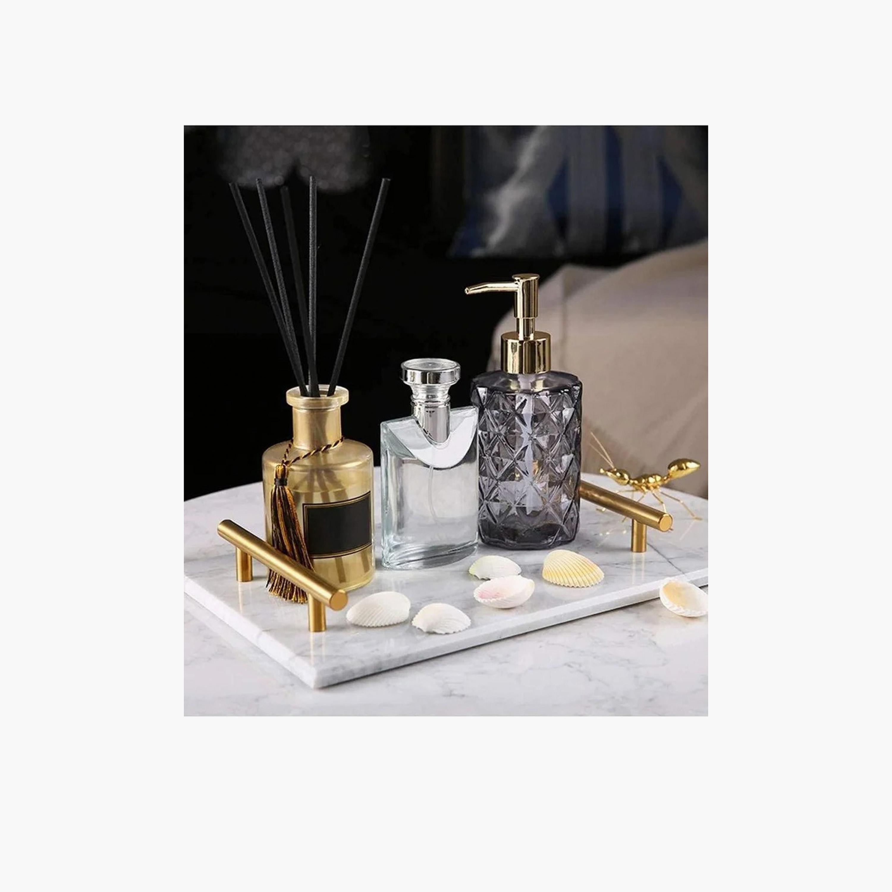 صينية زينة حليّ رخام بمقبض من وان تشيس - 30×20 سم-household-decor-boxesandtrays-image-2