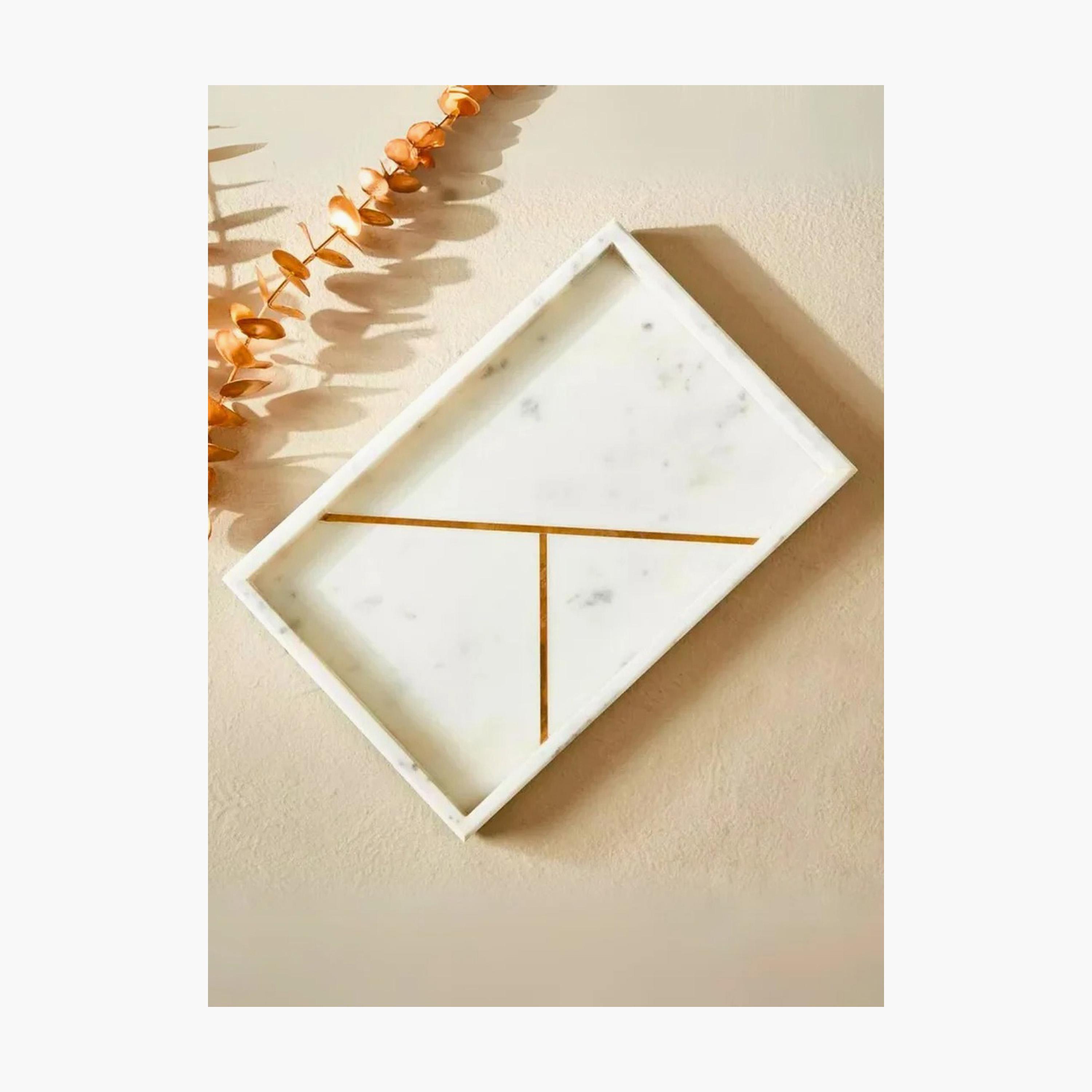 صينية رخام ديكور من 1 تشيس - 30x20 سم-household-decor-boxesandtrays-image-2