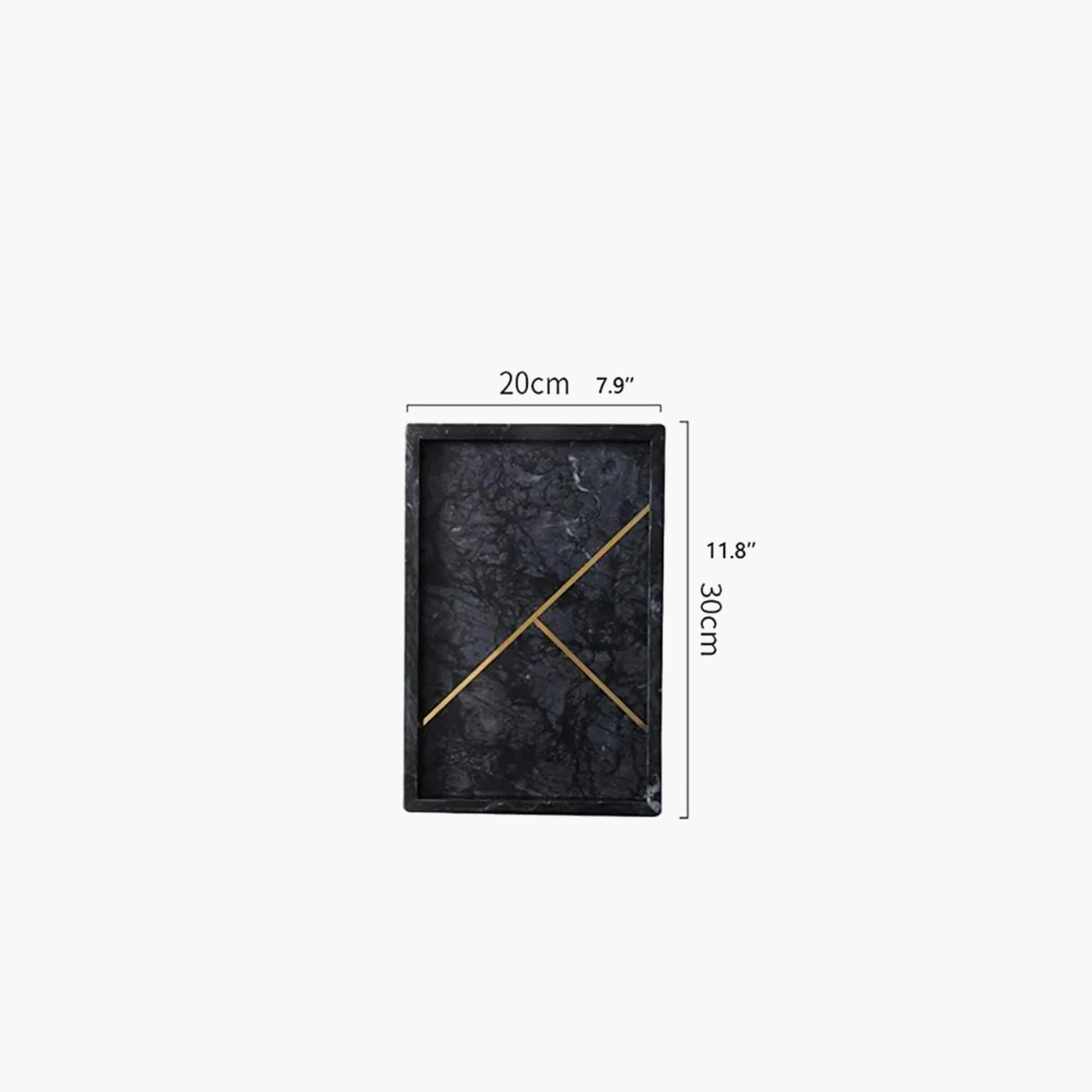 Decorative Marble Tray - 30x20 cms-household-decor-boxesandtrays-image-4