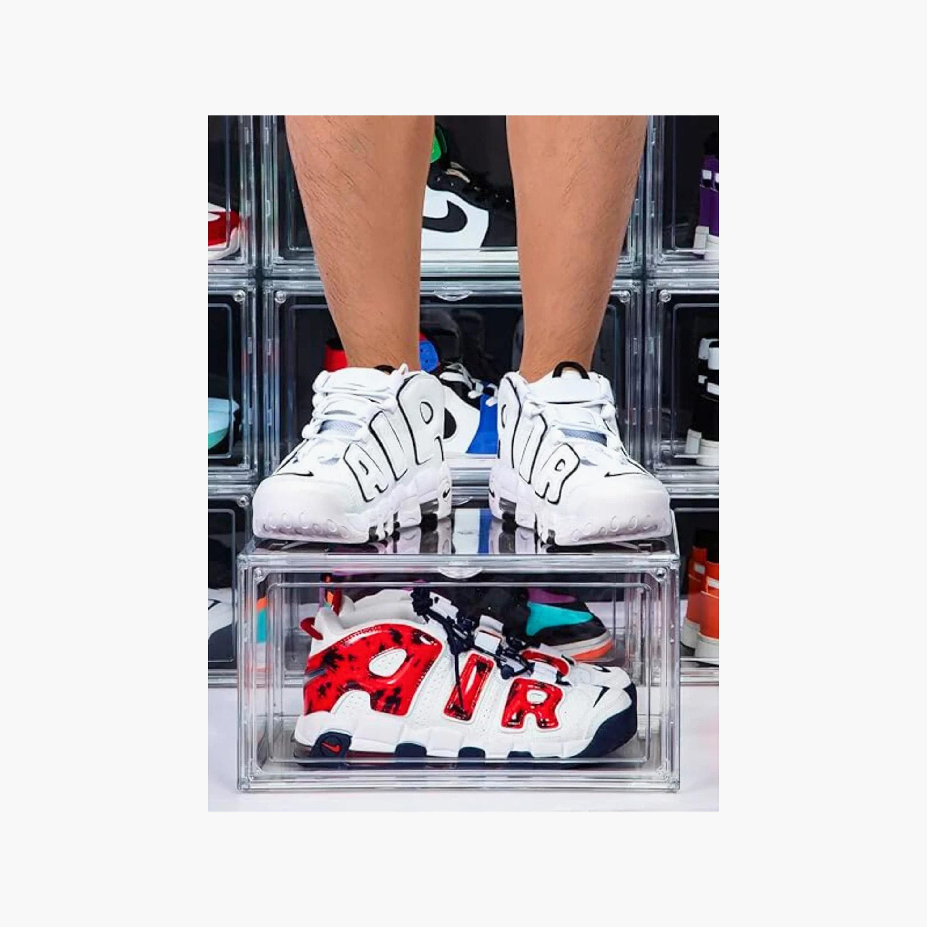 Stackable 2-Piece Shoe Storage Box Set-household-storage-storagesolutions-shoeracksandstorage-image-4