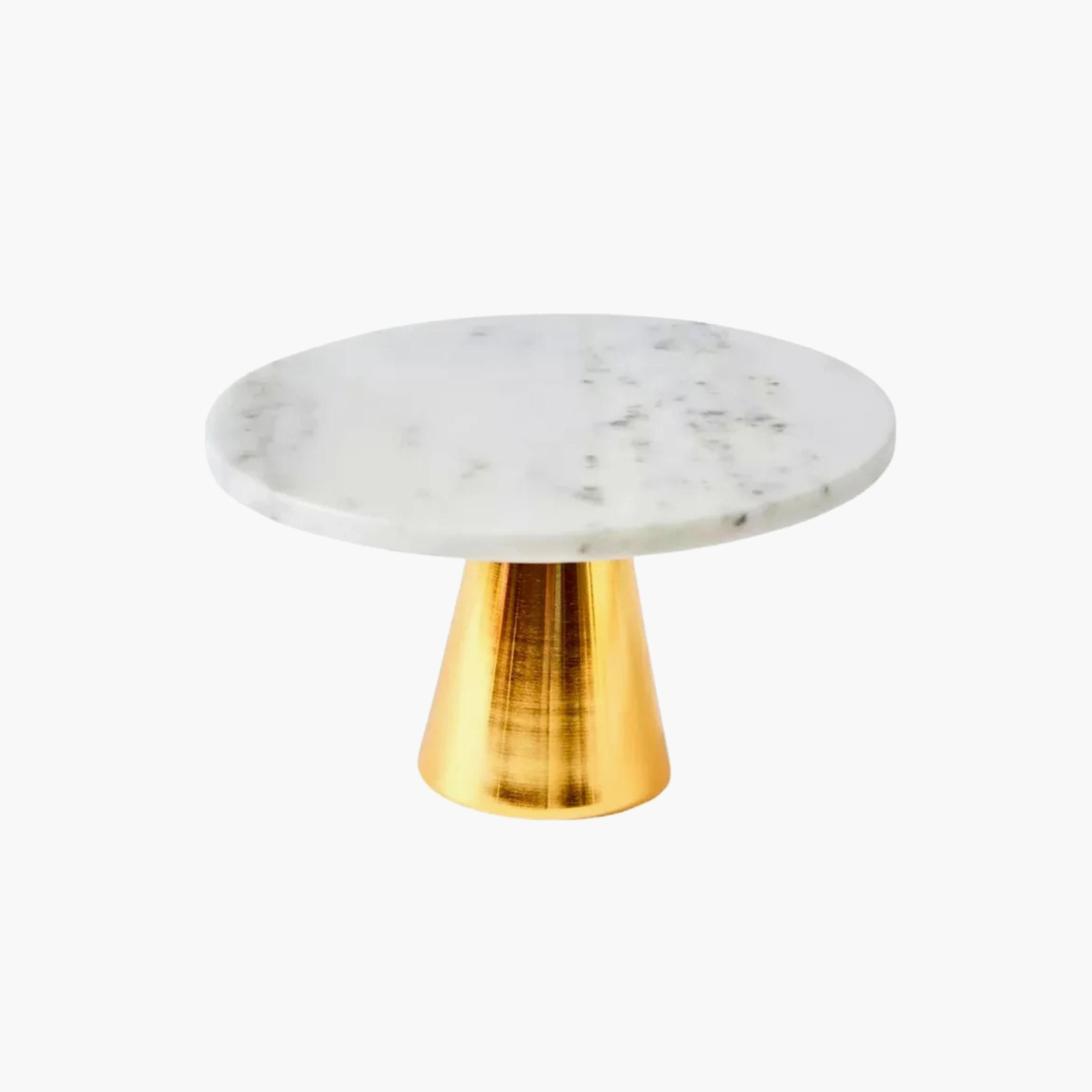 حامل كيك رخامي من ون تشيس - 25x20x10 سم-household-dining-serveware-cakestands-image-1