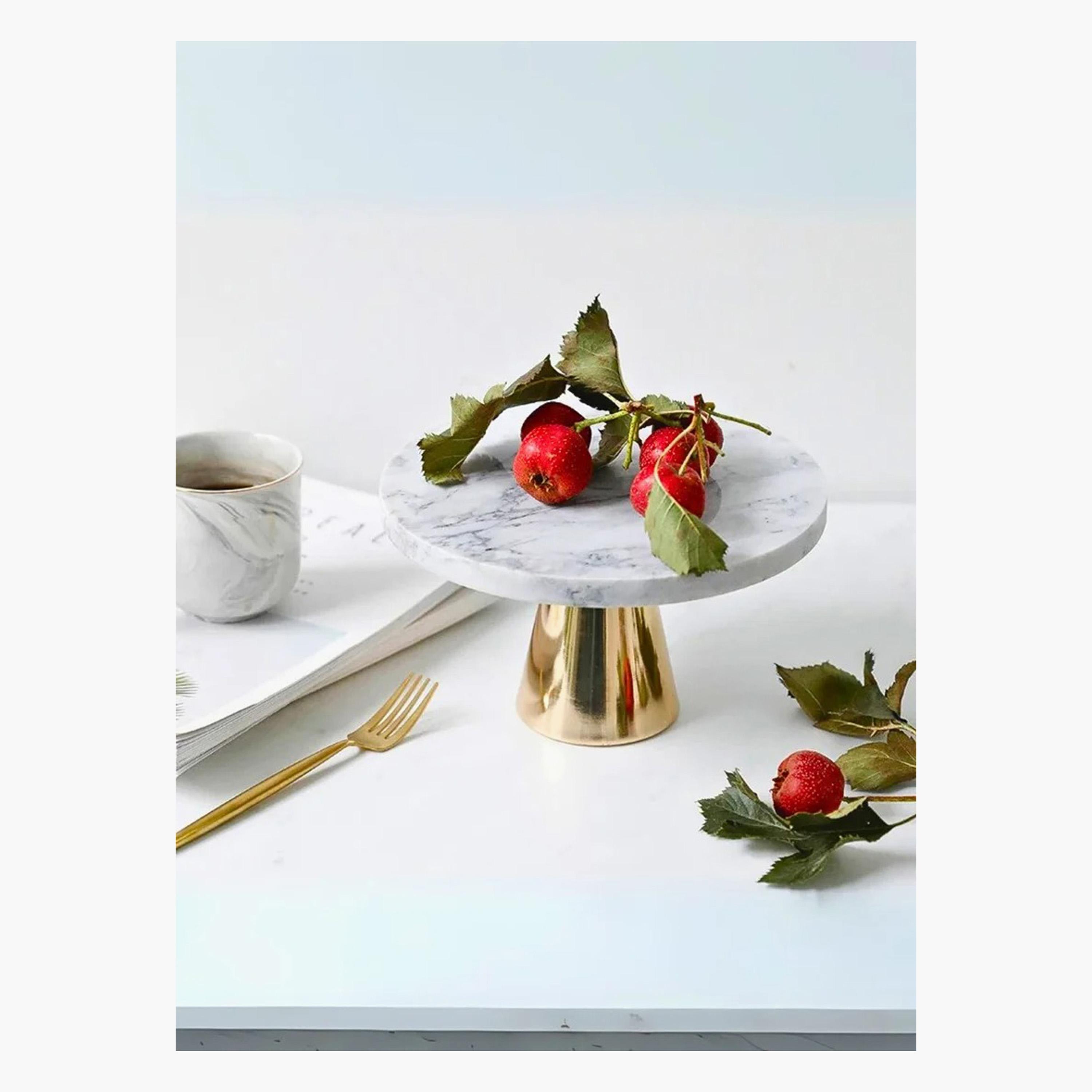 حامل كيك رخامي من ون تشيس - 25x20x10 سم-household-dining-serveware-cakestands-image-3