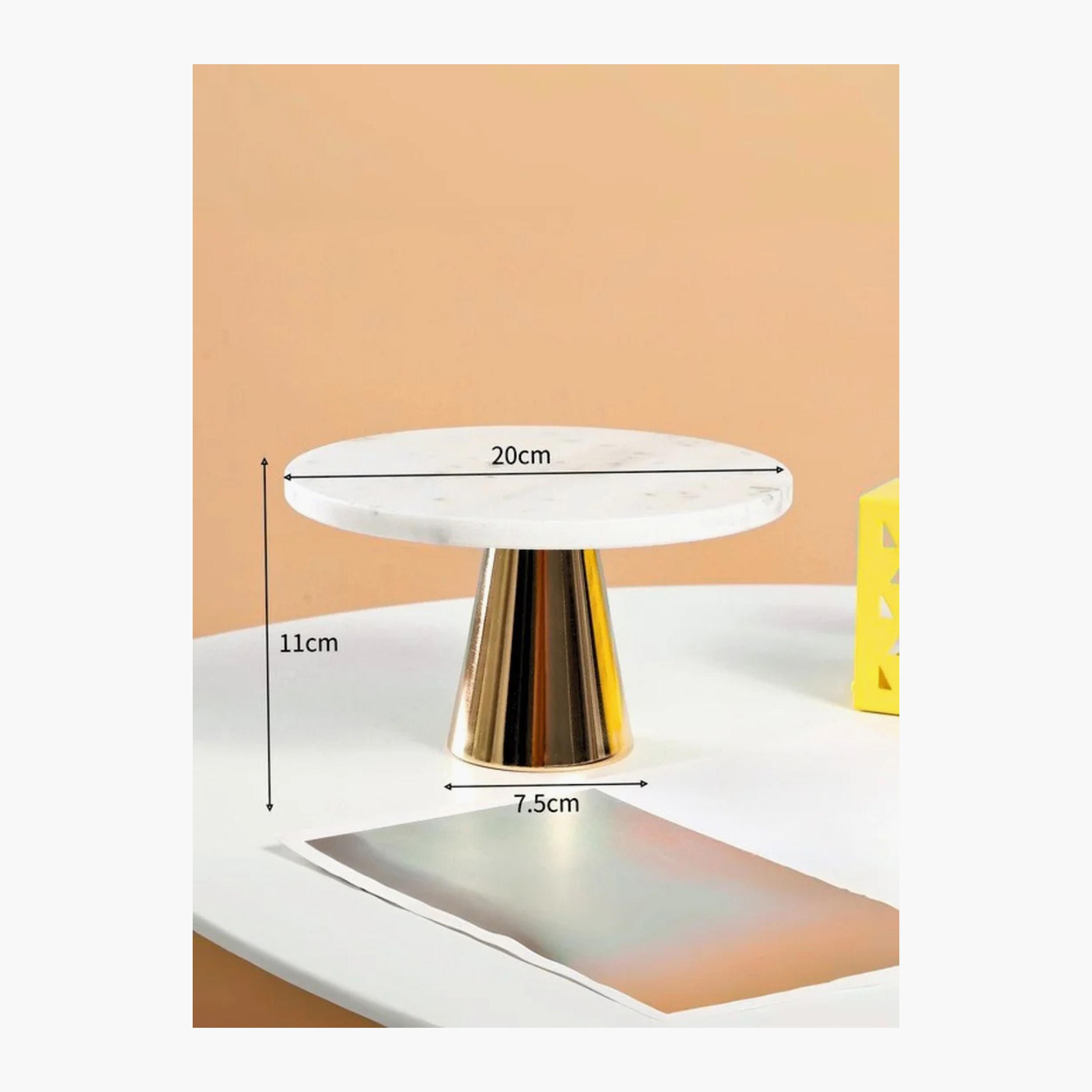 حامل كيك رخامي من ون تشيس - 25x20x10 سم-household-dining-serveware-cakestands-image-4