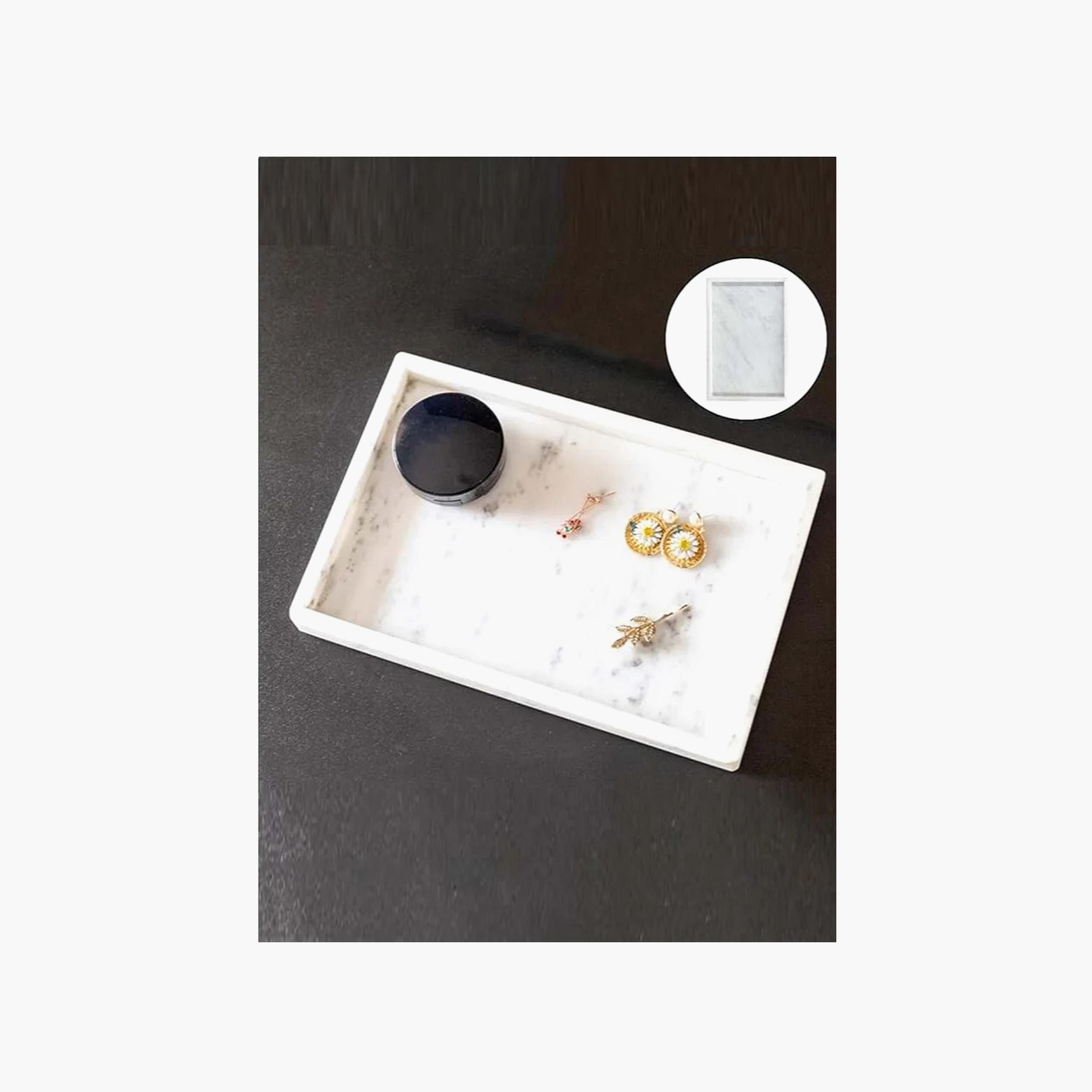 Marble Decorative Tray - 30x20 cms-household-decor-boxesandtrays-image-4