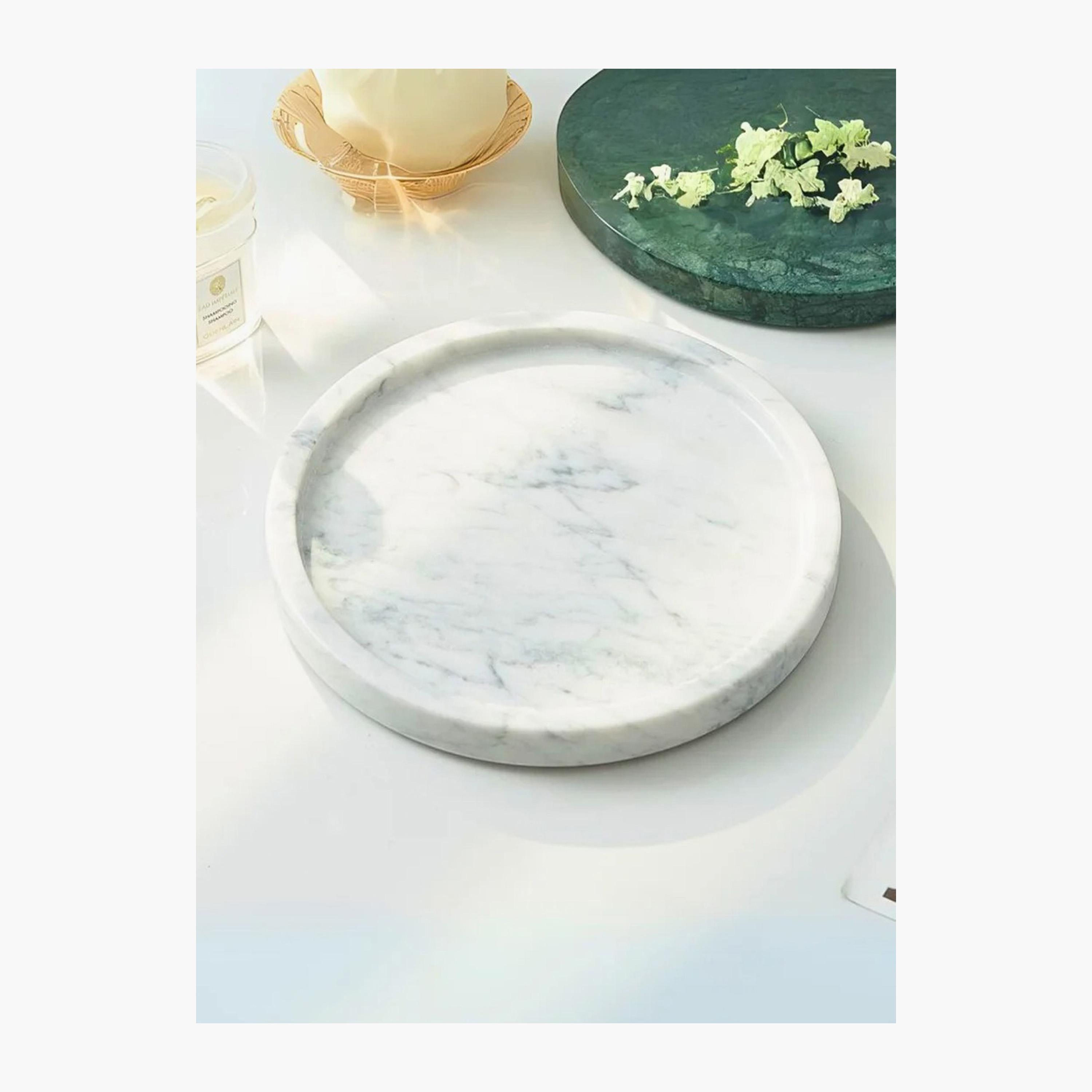 Marble Decorative Tray - 25x25 cms-household-decor-boxesandtrays-image-2