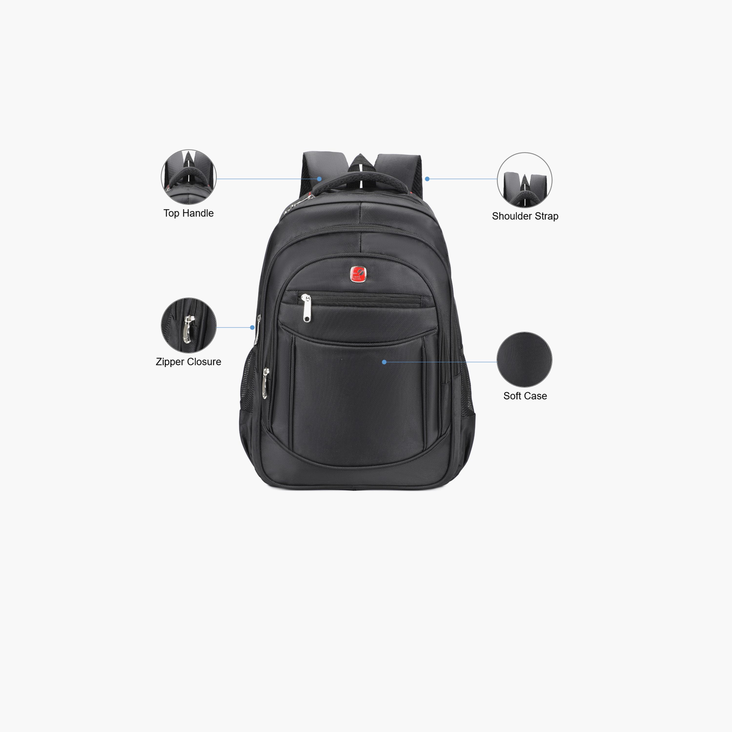 New Travel 18.5 Inches Backpack, Fabric, Adjustable Strap | 6504-18-school-bagsandbackpacks-backpacks-image-3