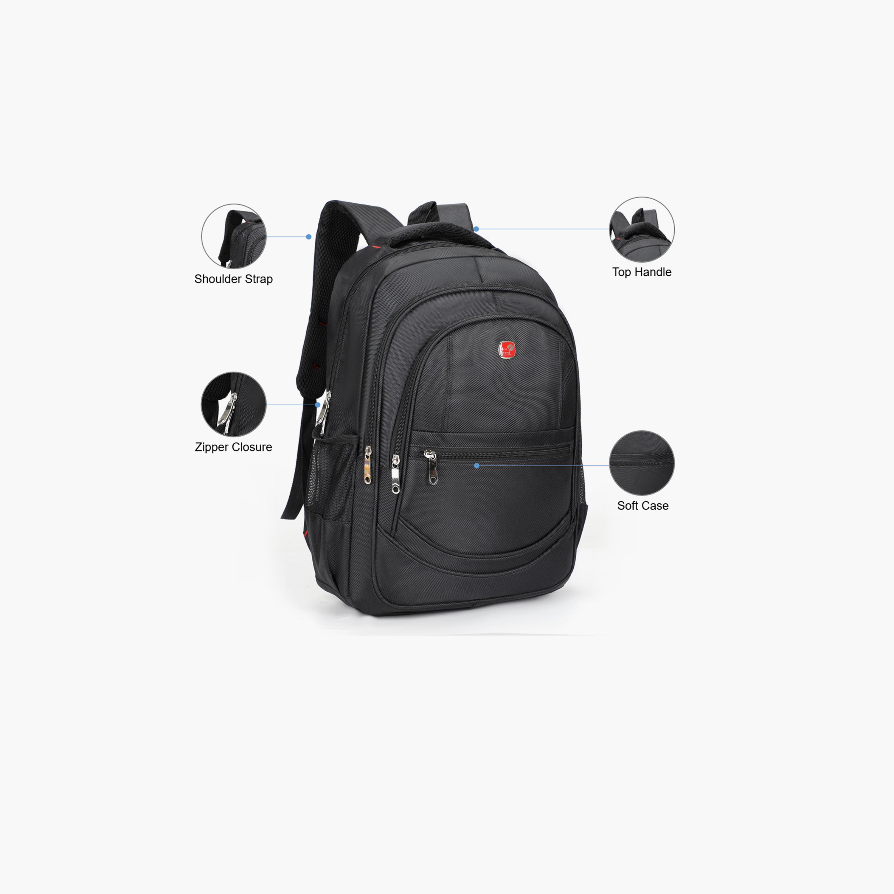 New Travel 18.5 Inches Backpack, Fabric, Adjustable Strap | LM001-18-school-bagsandbackpacks-backpacks-image-3