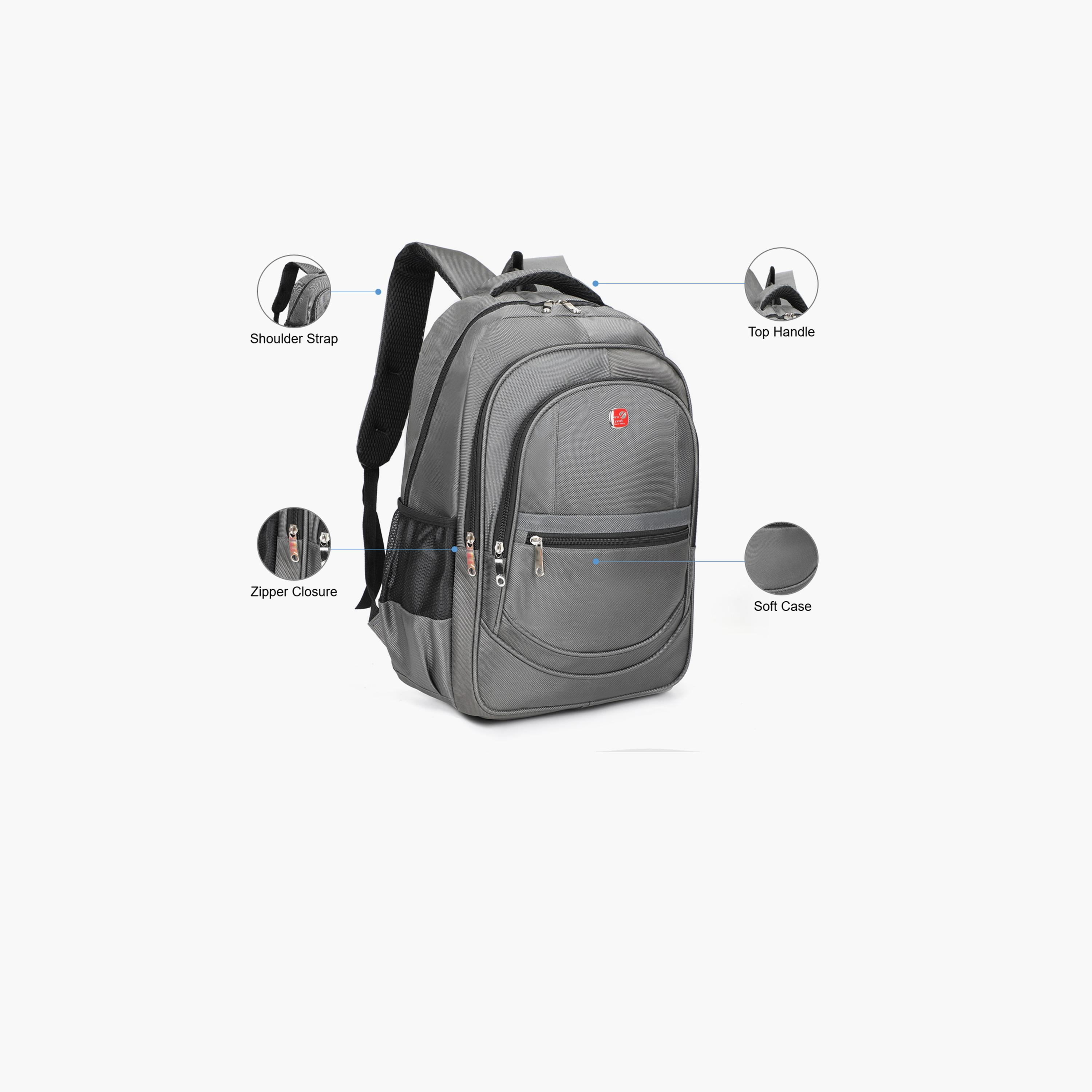 New Travel 18.5 Inches Backpack, Fabric, Adjustable Strap | LM001-18-school-bagsandbackpacks-backpacks-image-3