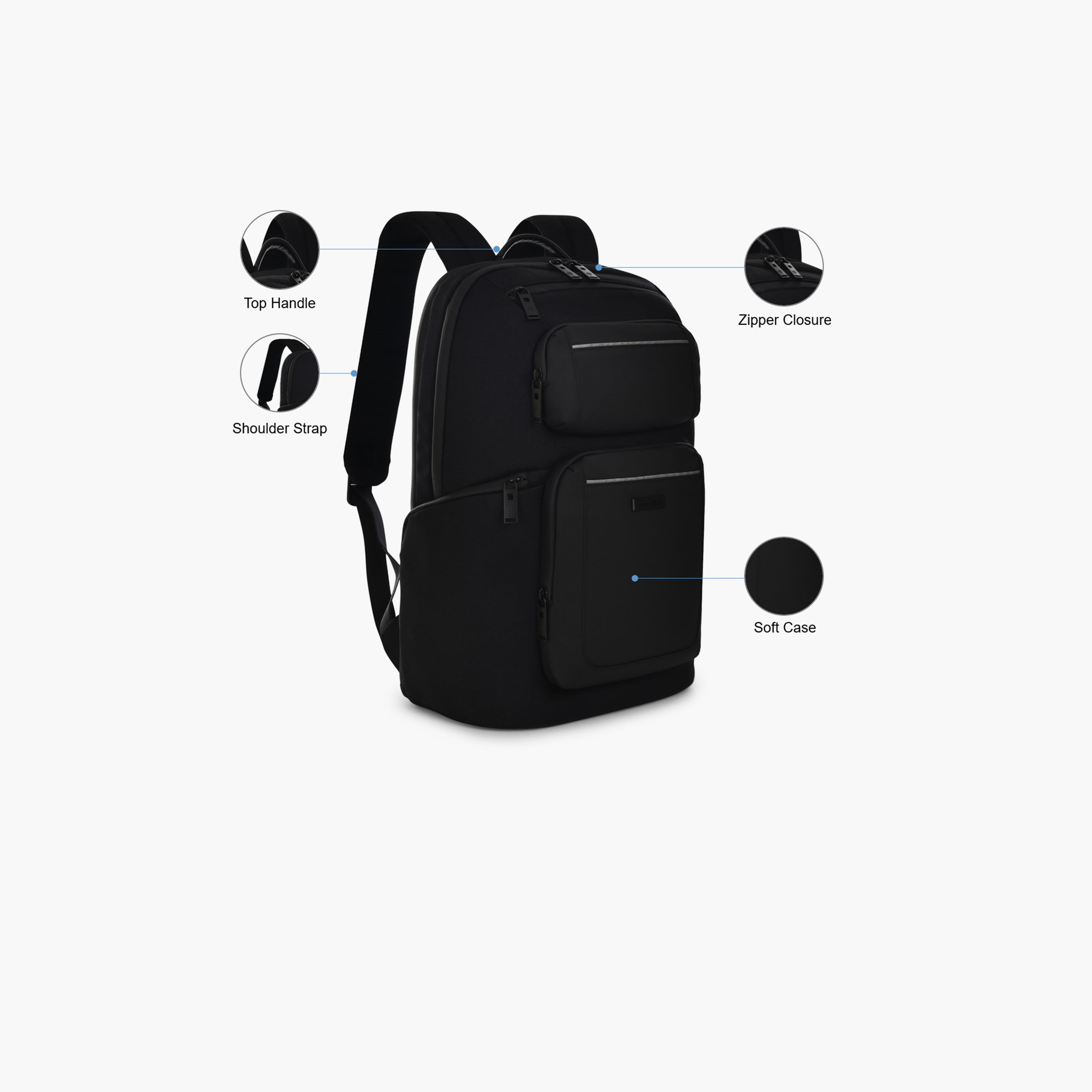 Magellan 17.5 Inches Backpack, Fabric, Adjustable Strap | BP1177488-school-bagsandbackpacks-backpacks-image-3