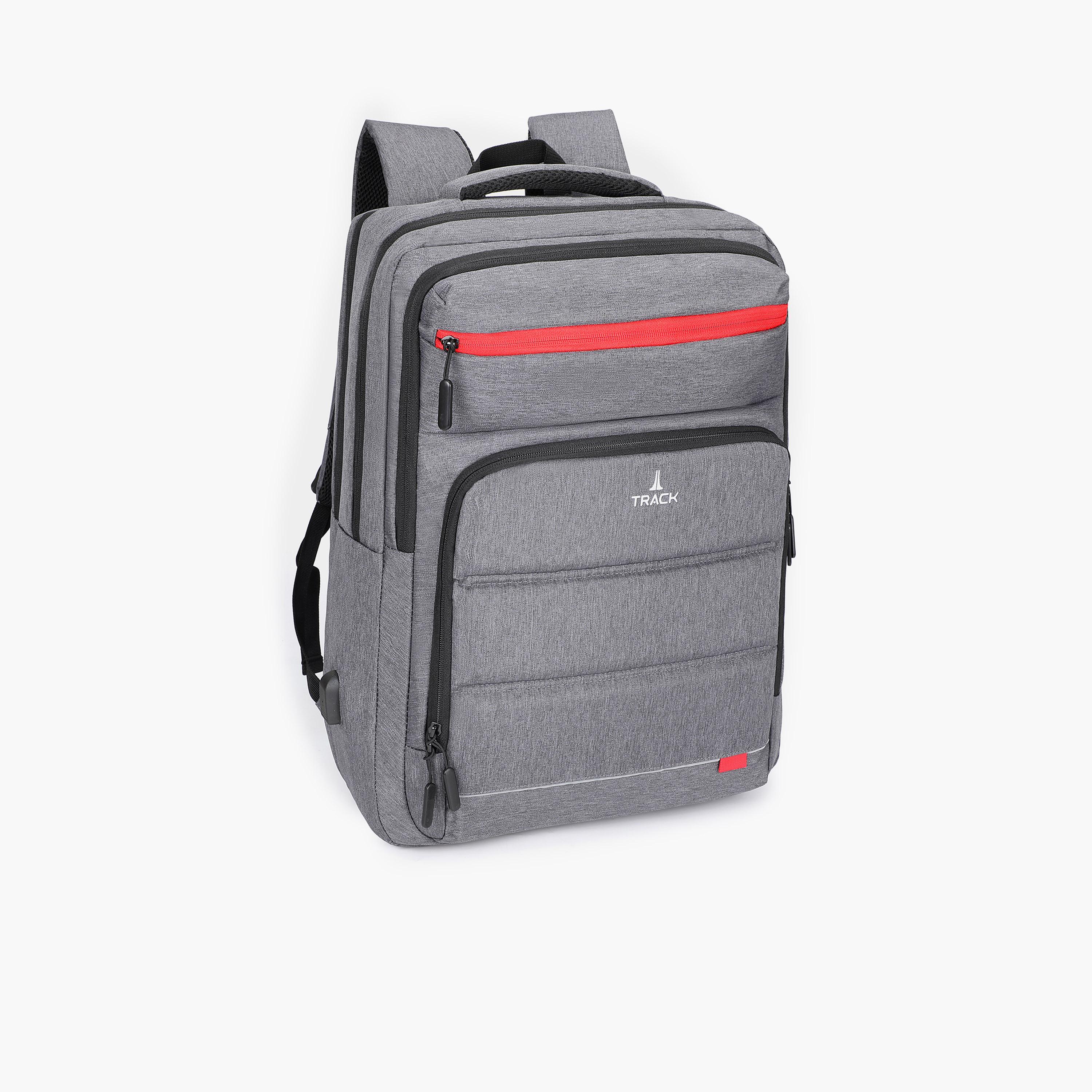 Track 17.5 Inches Backpack, Fabric, Adjustable Strap | 2070-school-bagsandbackpacks-backpacks-image-4