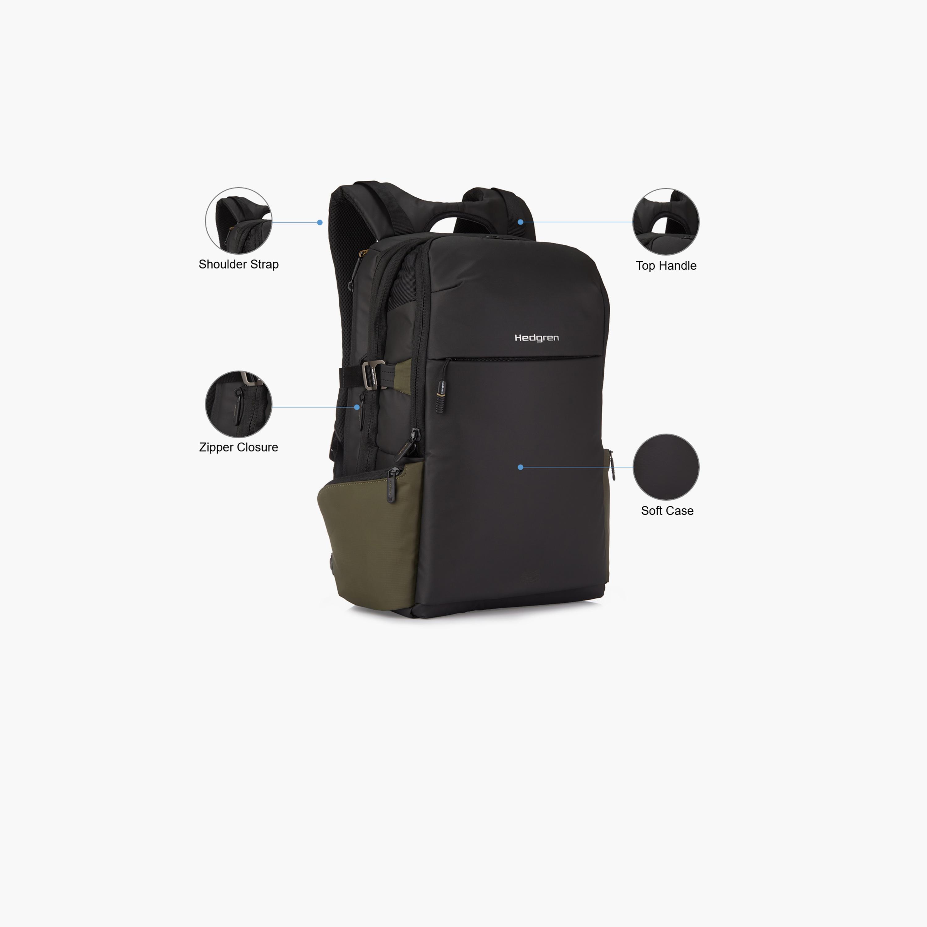 Hedgren 18 Inches Backpack, Fabric, Adjustable Strap | HCOM06-20-school-bagsandbackpacks-backpacks-image-3