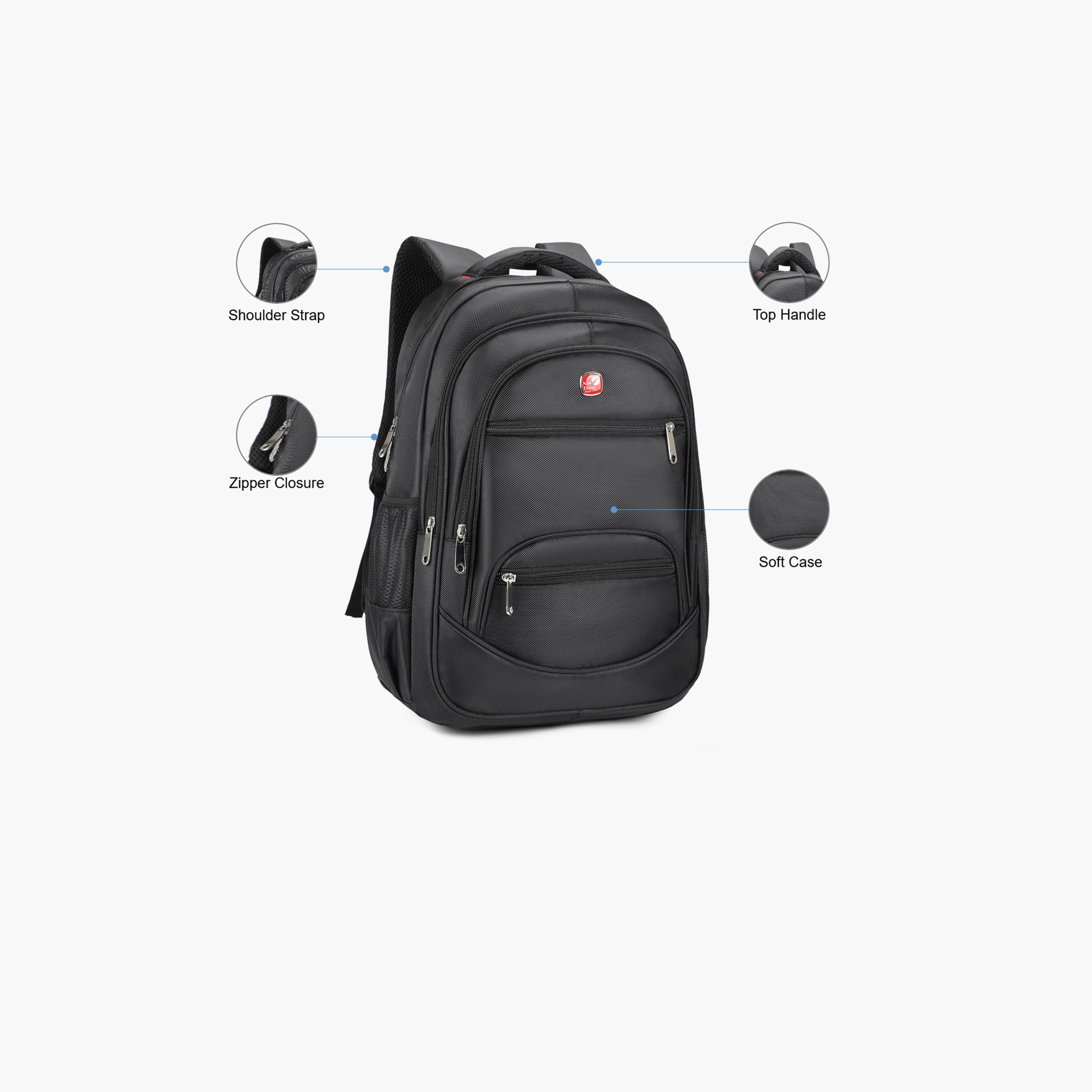 New Travel 18.5 Inches Backpack, Fabric, Adjustable Strap | 3613-18-school-bagsandbackpacks-backpacks-image-3