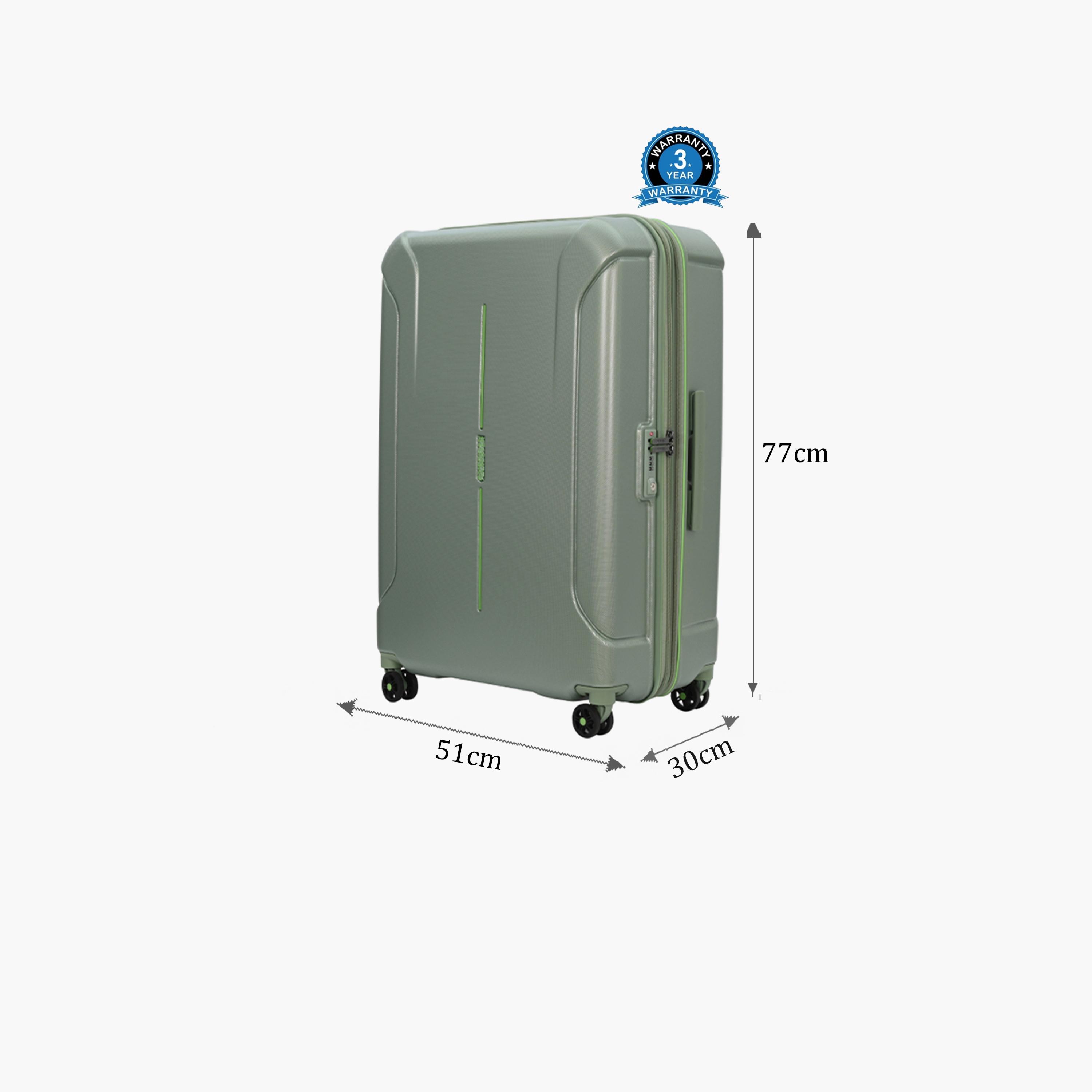 American Tourister Technum 77 CM Large Check In Polycarbonate with ABS Hard Sided 4-Wheeler Spinner Trolley Bag with TSA Lock-travel-luggagesandbags-luggage-image-2