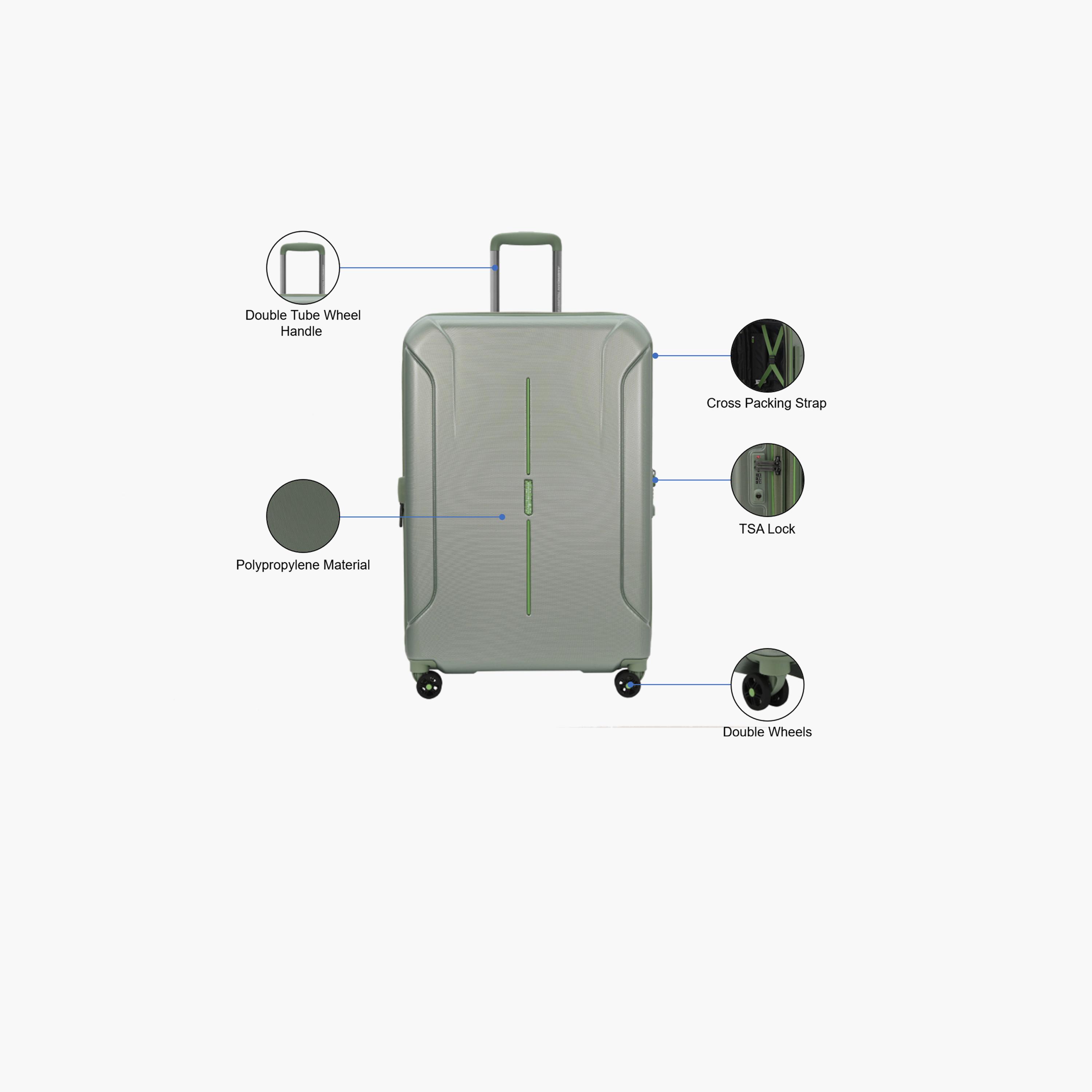 American Tourister Technum 77 CM Large Check In Polycarbonate with ABS Hard Sided 4-Wheeler Spinner Trolley Bag with TSA Lock-travel-luggagesandbags-luggage-image-3