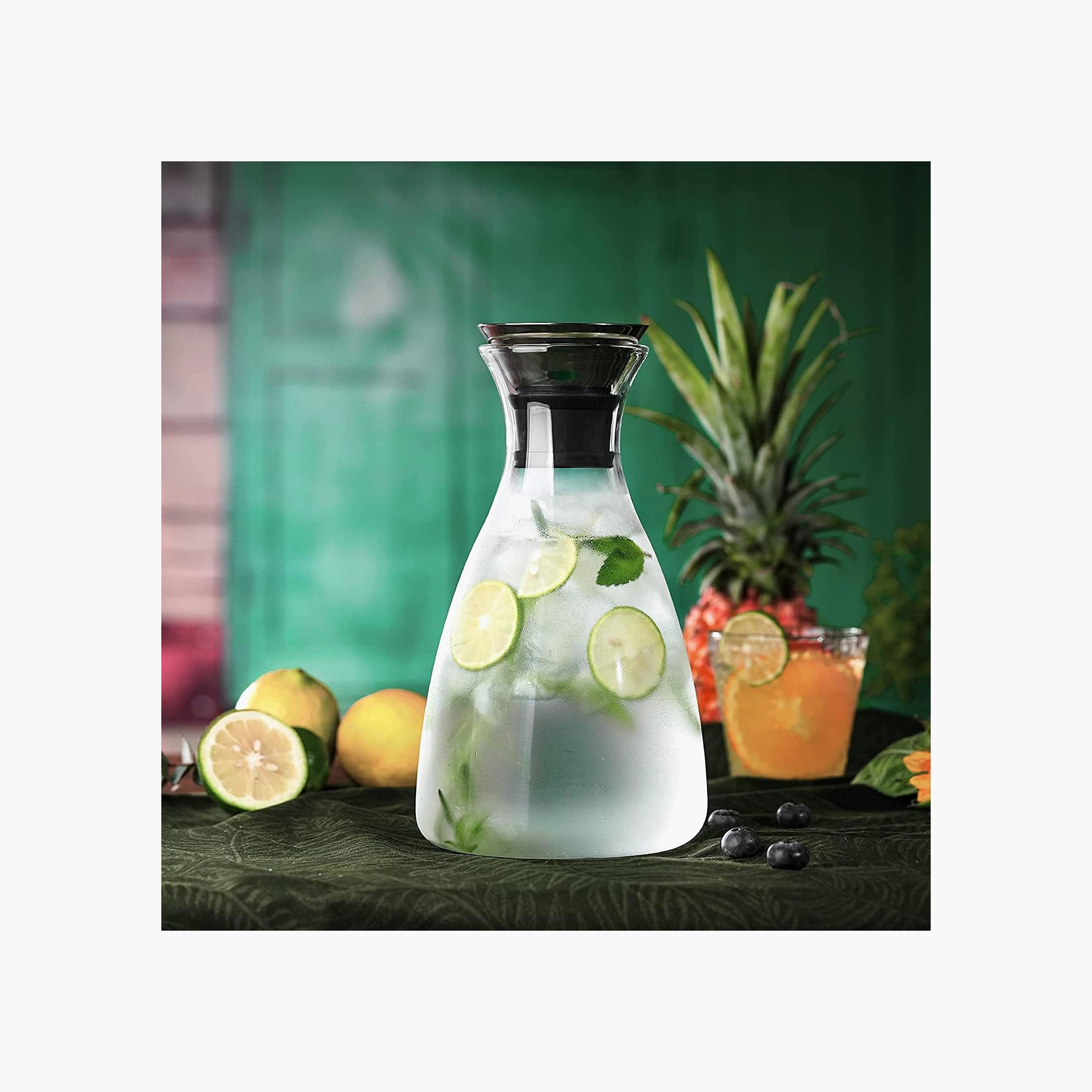 إبريق مياه بورسيليكات مع غطاء سكب ستانليس ستيل من ون تشيس - 1.6 لتر-household-dining-drinkserveware-jugsdecantersandcarafes-image-4