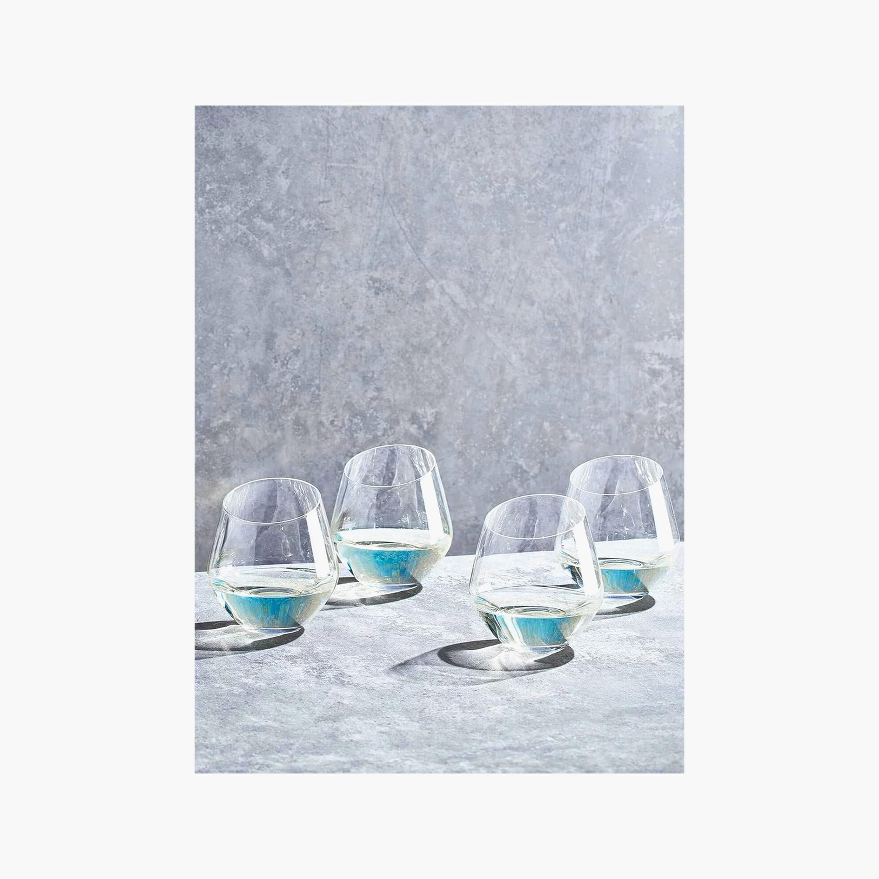 كوب زجاج كريستال مائل بورسيليكات من ون تشيس - مجموعة من 4 - 350 مل-household-dining-glassware-drinkingglasses-image-1