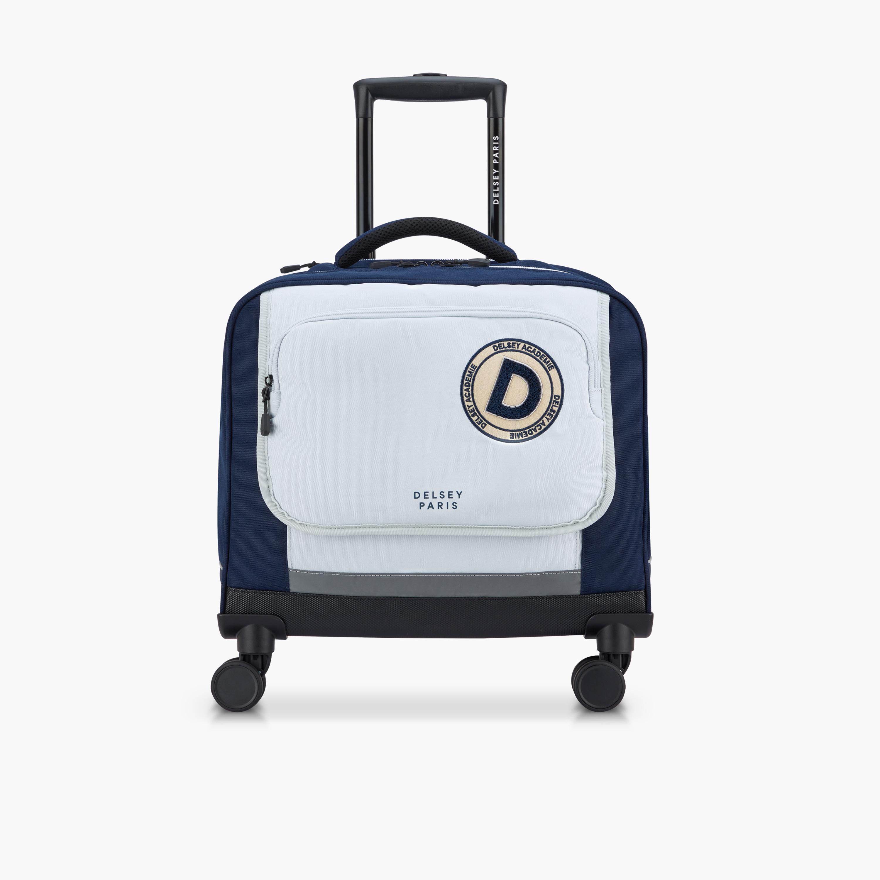 Delsey Paris Academie BTS Collection 2025 3-Piece Set Wheel School Bag, Lunch Bag, Pencil Case Blue Navy-school-bagsandbackpacks-sets-image-4