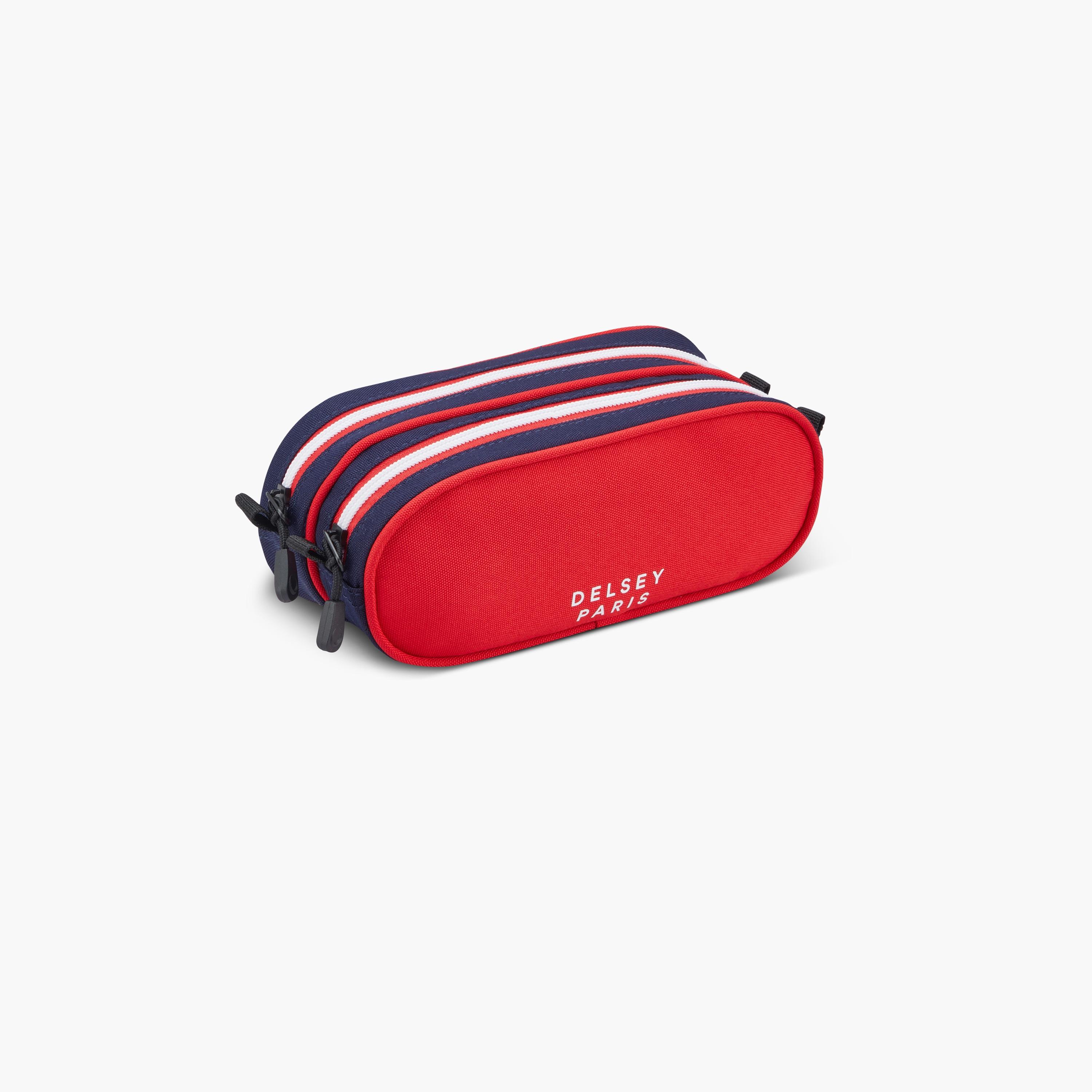 Delsey Paris Academie BTS Collection 2025 3-Piece Set Wheel School Bag, Lunch Bag, Pencil Case Blue Red-school-bagsandbackpacks-sets-image-6