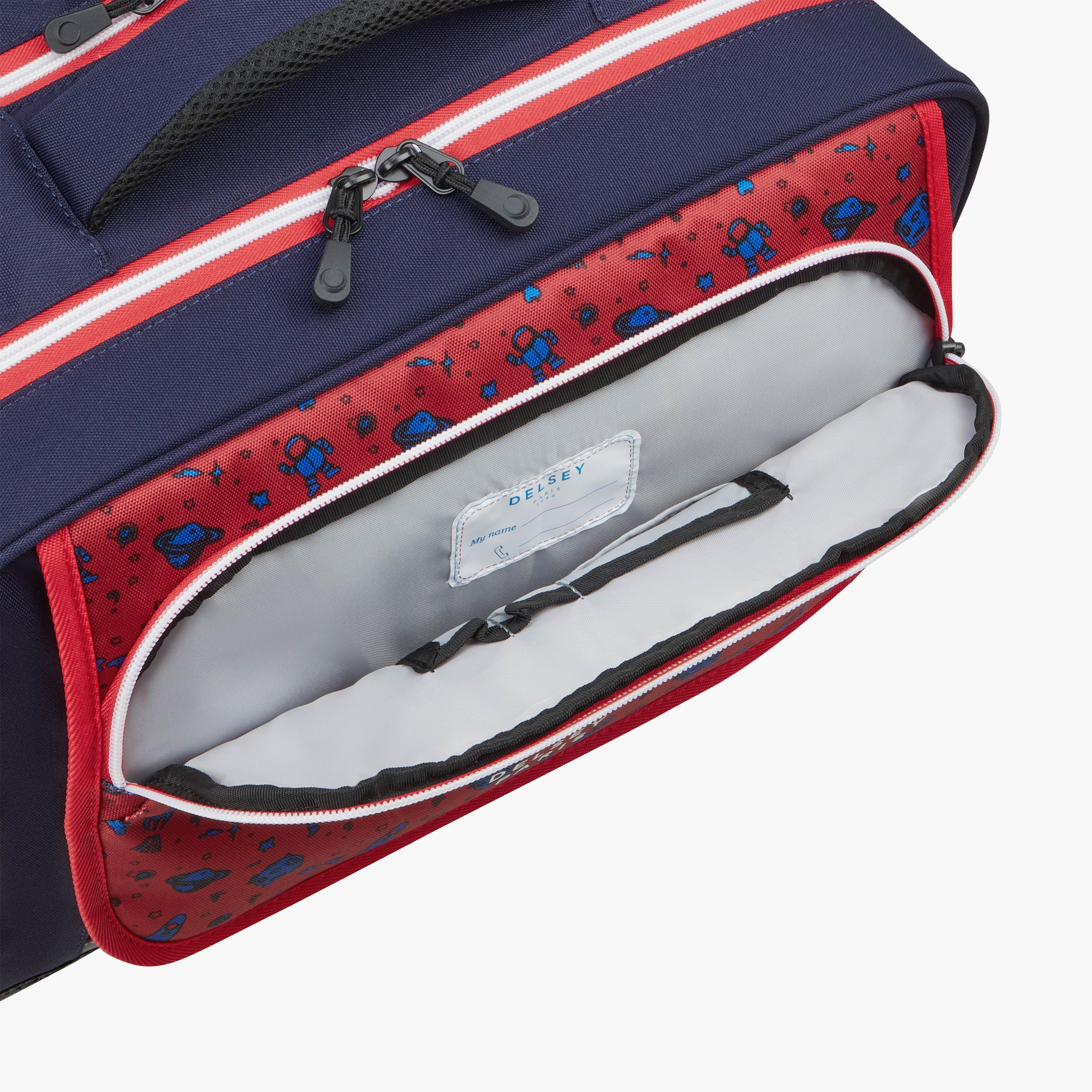 Delsey Paris Academie BTS Collection 2025 3-Piece Set Wheel School Bag, Lunch Bag, Pencil Case Blue Printing-school-bagsandbackpacks-sets-image-12