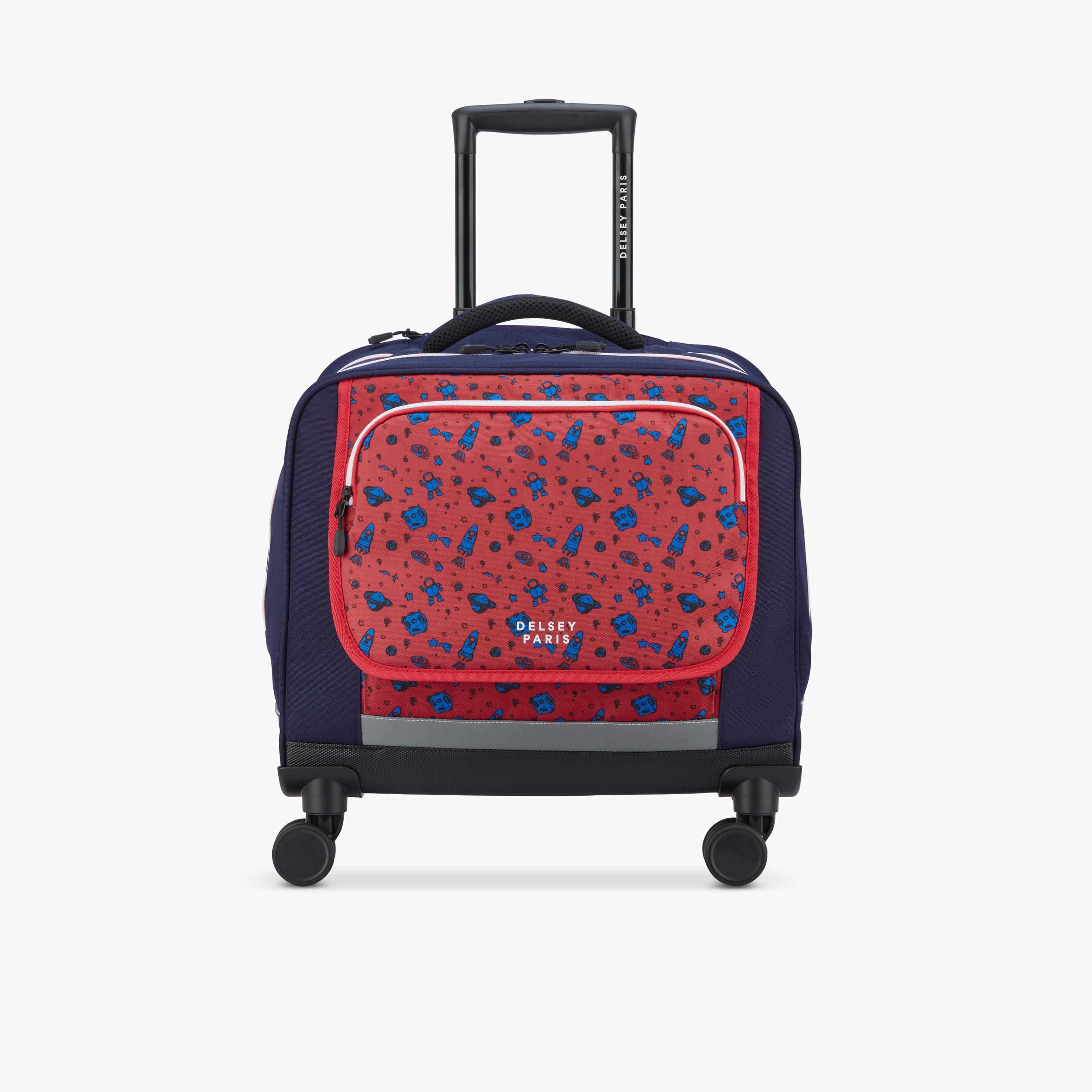Delsey Paris Academie BTS Collection 2025 3-Piece Set Wheel School Bag, Lunch Bag, Pencil Case Blue Printing-school-bagsandbackpacks-sets-image-4