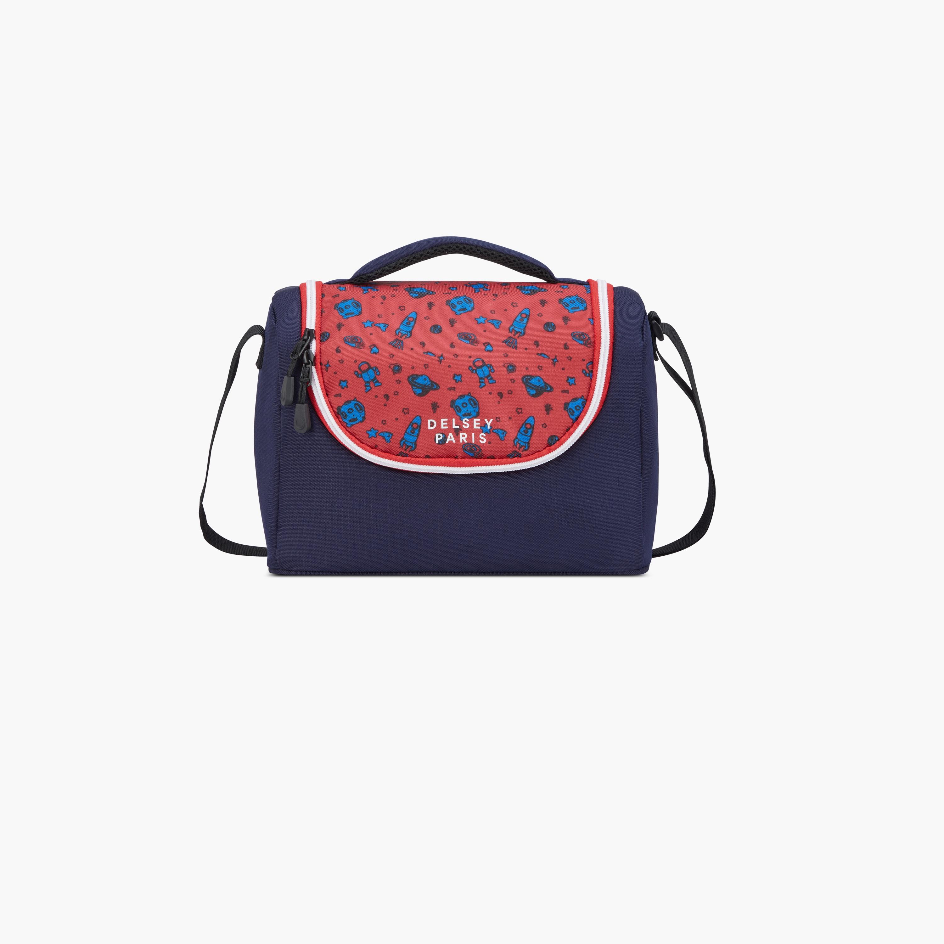 Delsey Paris Academie BTS Collection 2025 3-Piece Set Wheel School Bag, Lunch Bag, Pencil Case Blue Printing-school-bagsandbackpacks-sets-image-5
