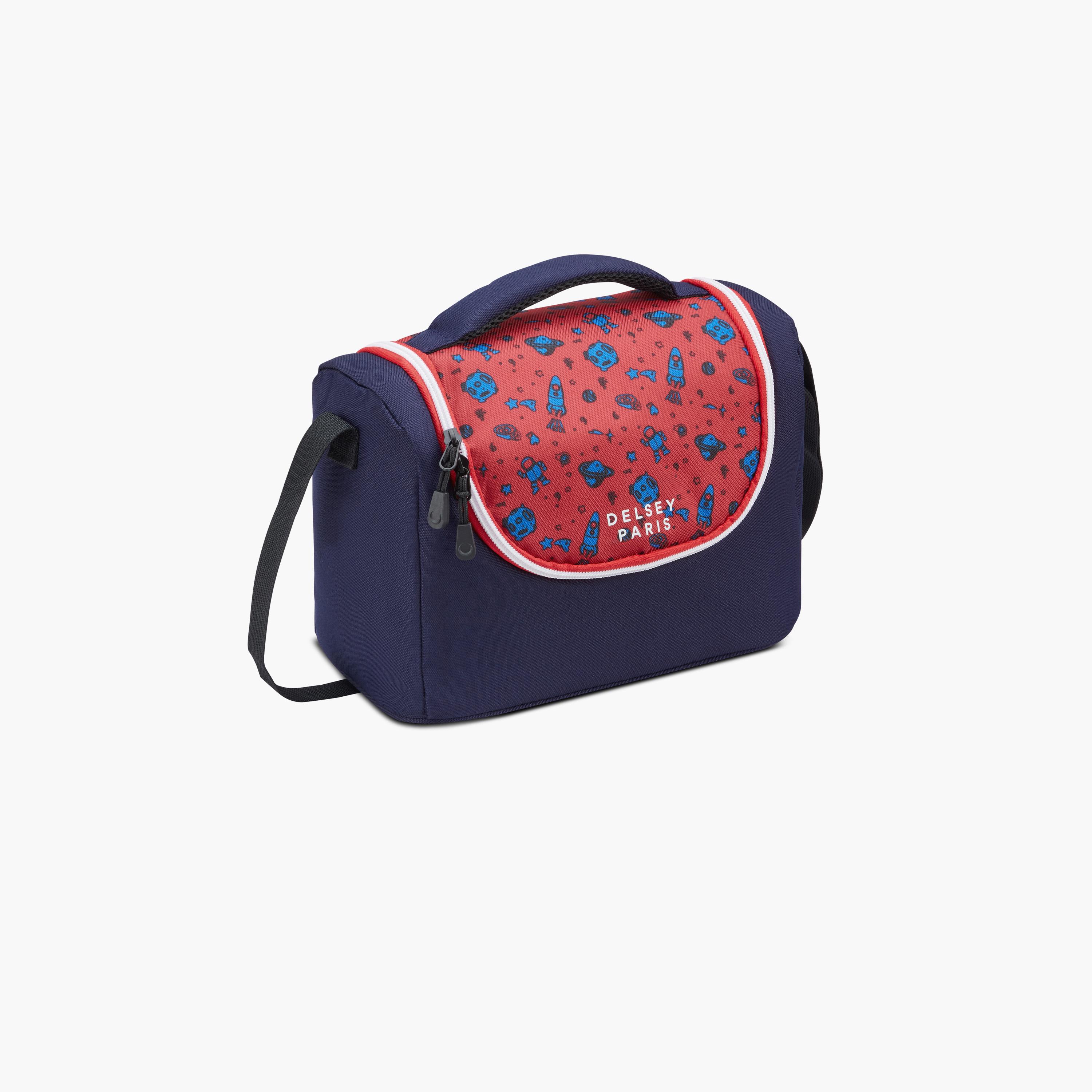Delsey Paris Academie BTS Collection 2025 3-Piece Set Wheel School Bag, Lunch Bag, Pencil Case Blue Printing-school-bagsandbackpacks-sets-image-6