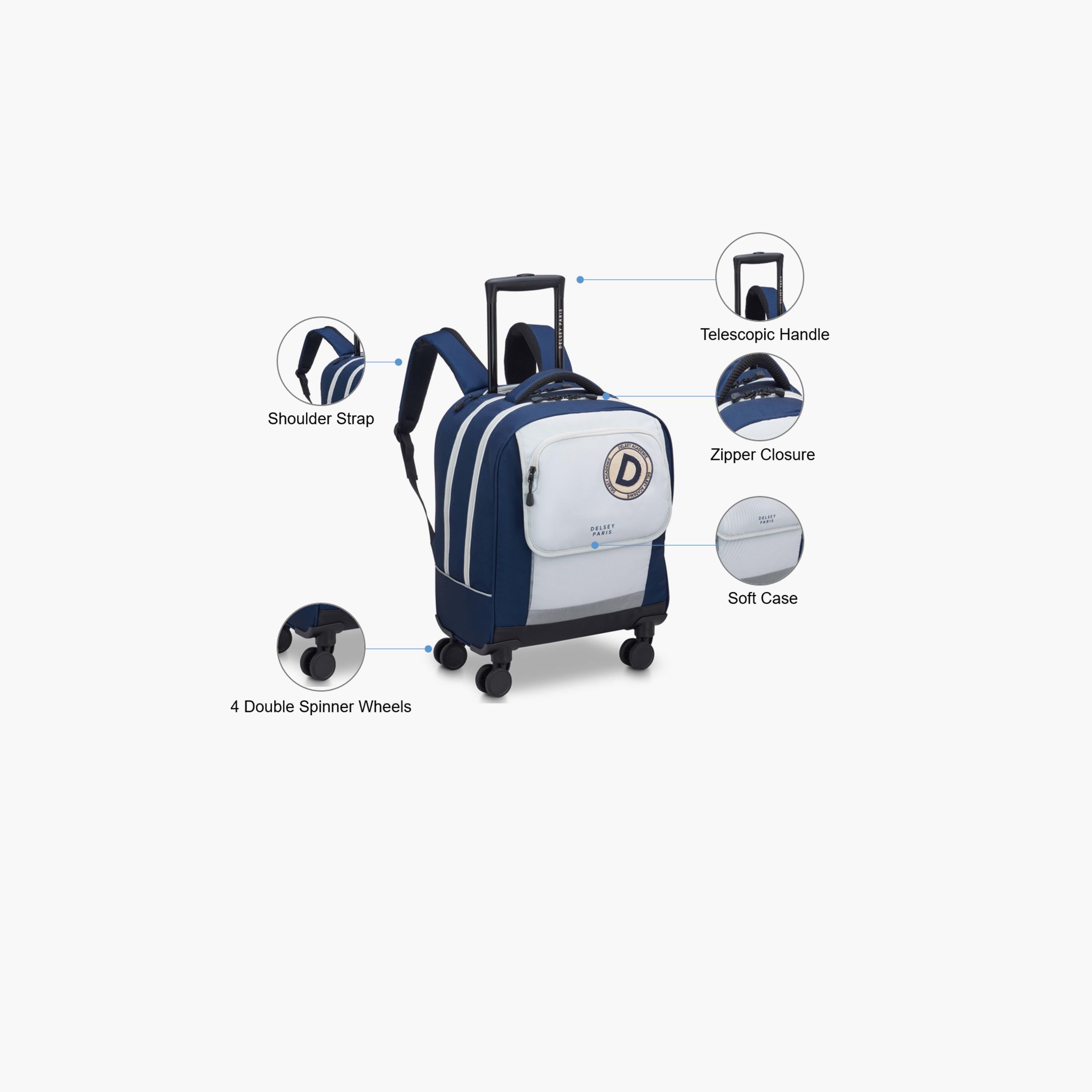 Delsey Paris Academie BTS Collection 4-Wheel Vertical Trolly حقيبة كحلية-school-bagsandbackpacks-trolleybags-image-3