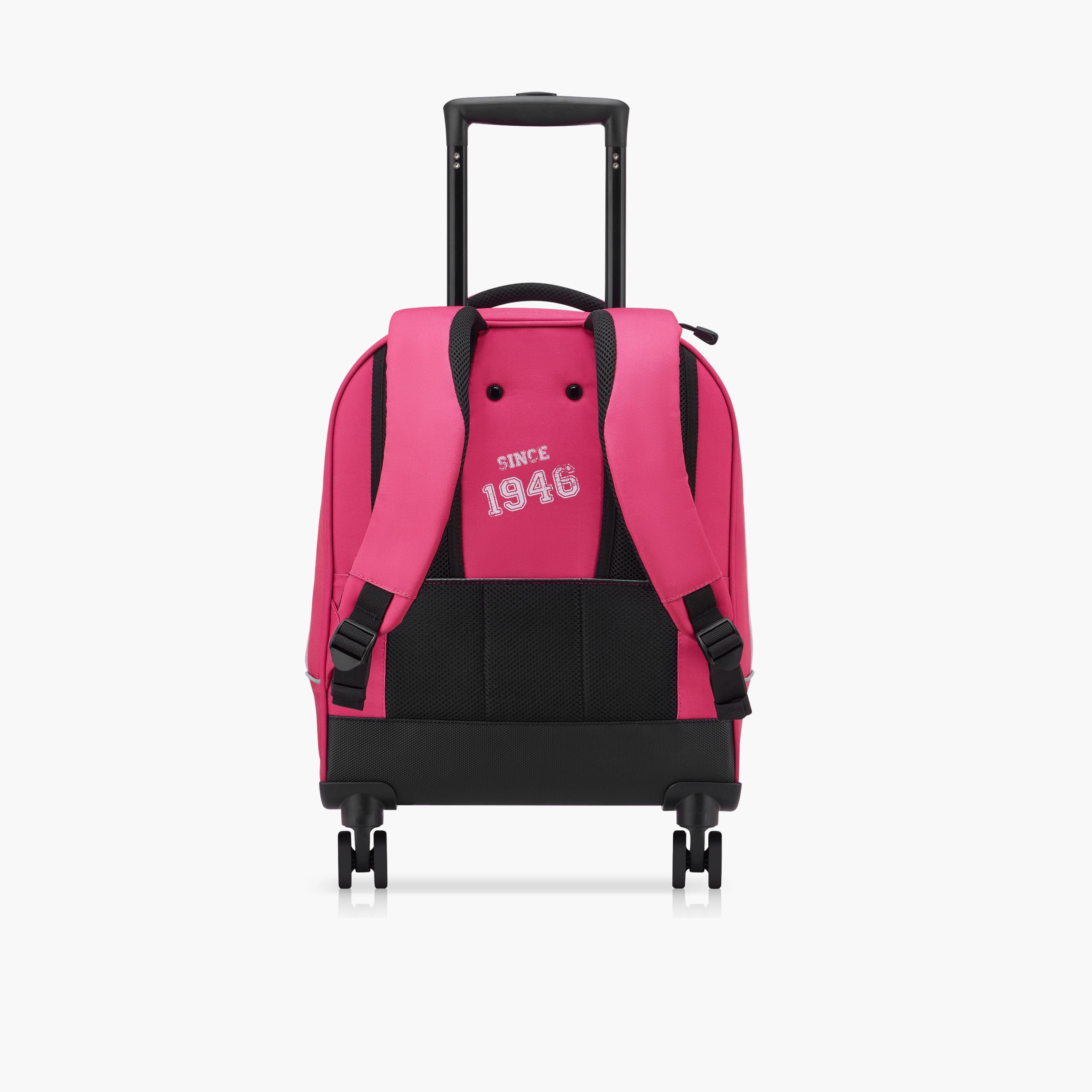 Delsey Paris Academie BTS Collection 4-Wheel Vertical Trolly حقيبة وردي-school-bagsandbackpacks-trolleybags-image-5