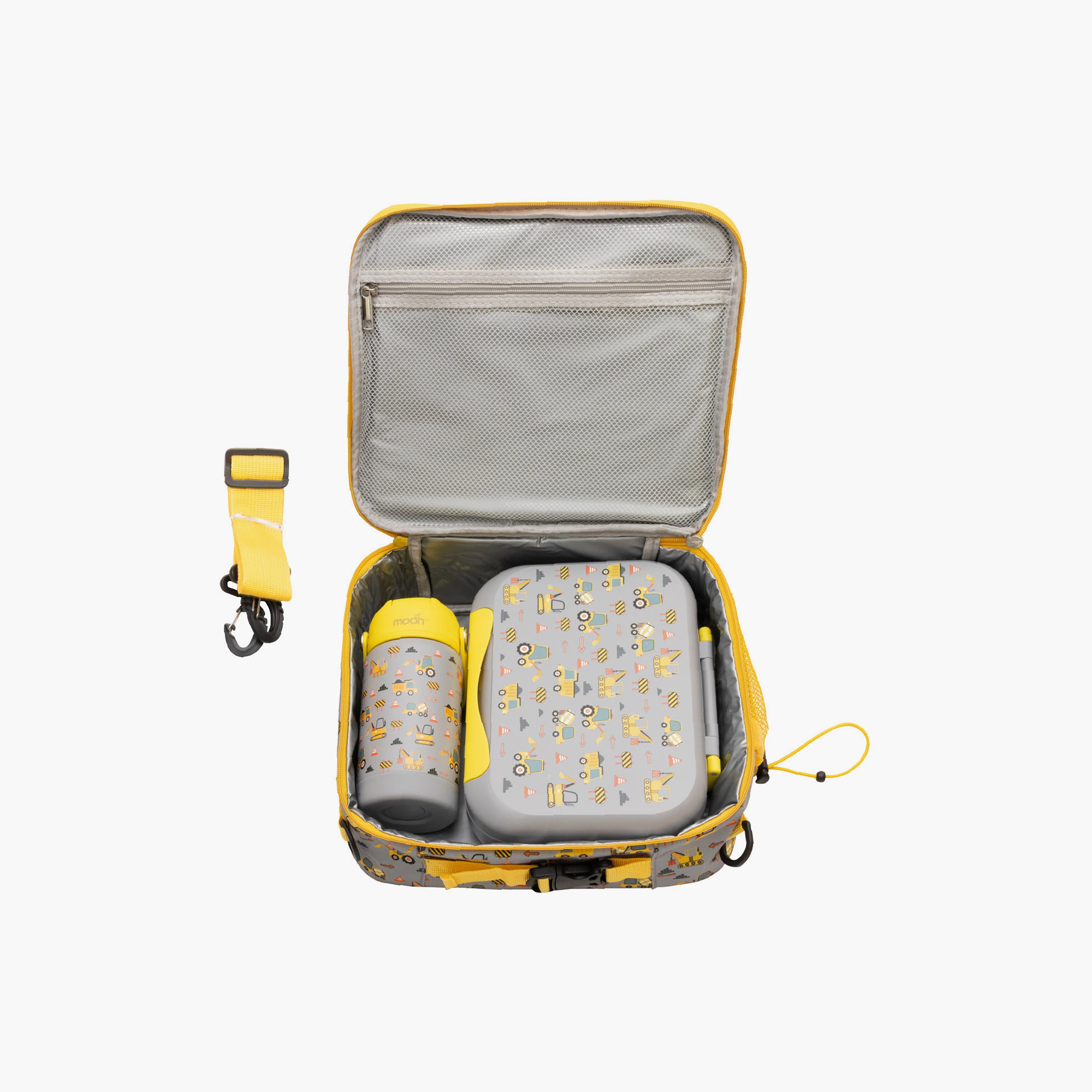Moon 3-Piece Printed Lunch Box Set - Excavator-school-lunchessentials-sets-image-8