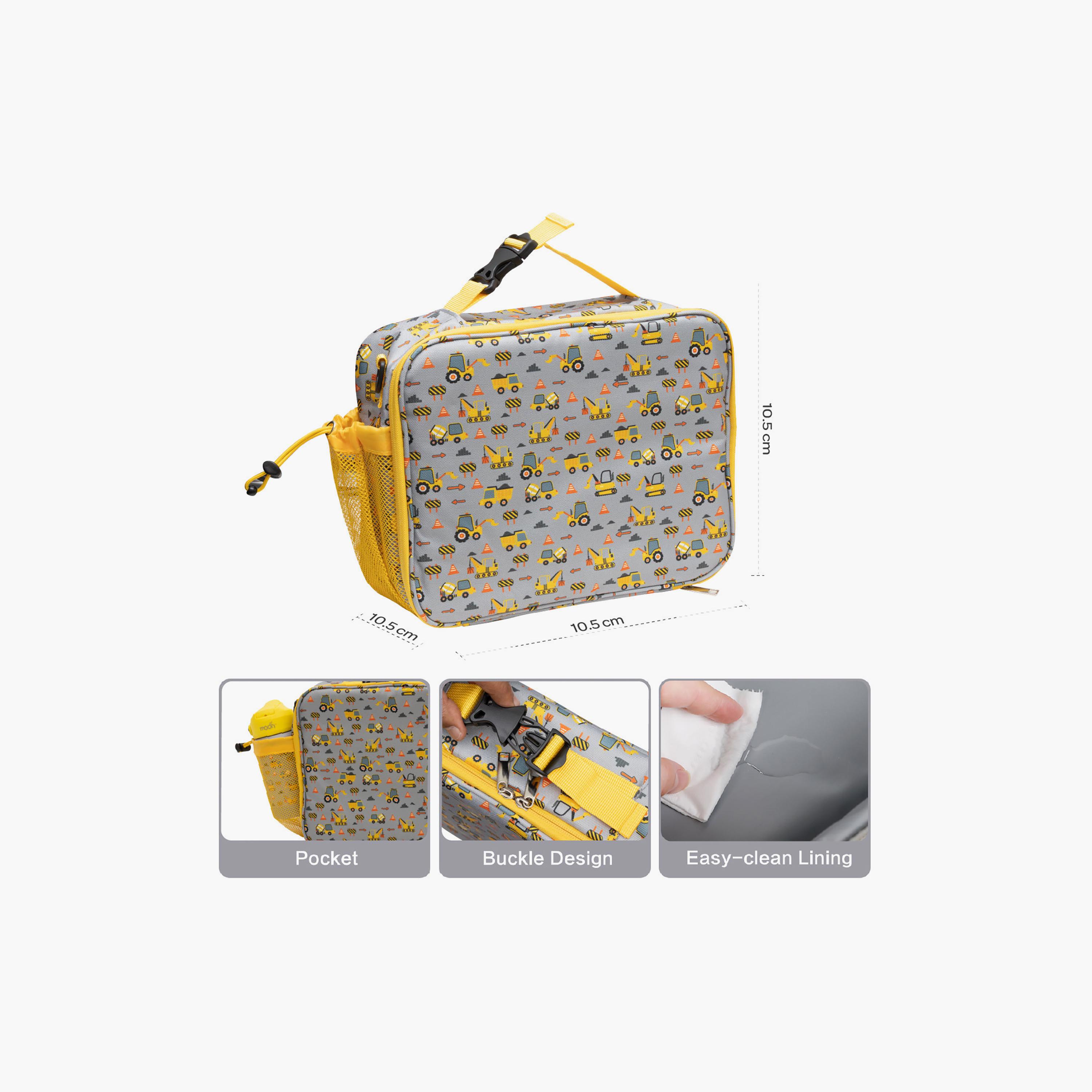 Moon 3-Piece Printed Lunch Box Set - Excavator-school-lunchessentials-sets-image-9
