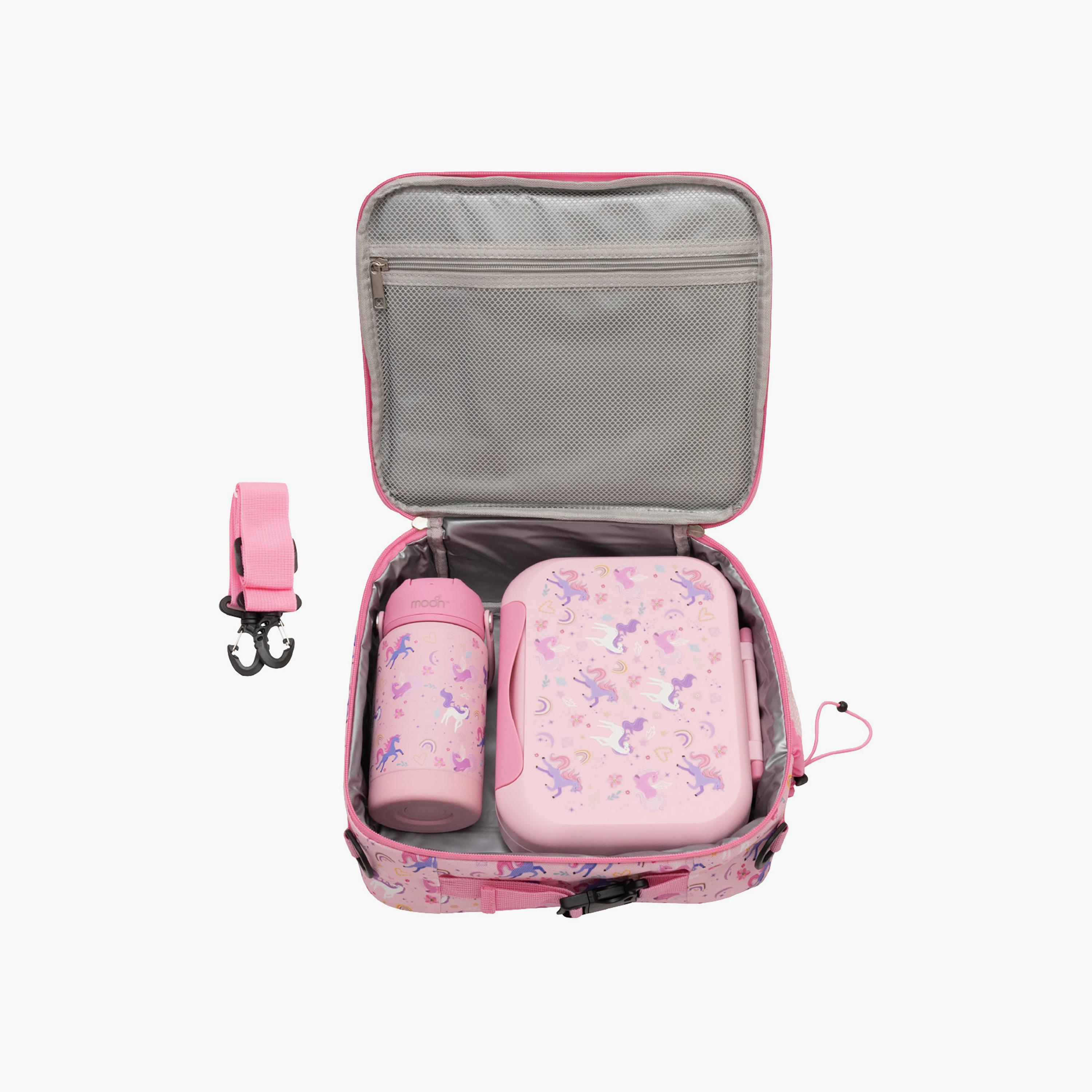 Moon 3-Piece Printed Lunch Box Set - Unicorn-school-lunchessentials-sets-image-6