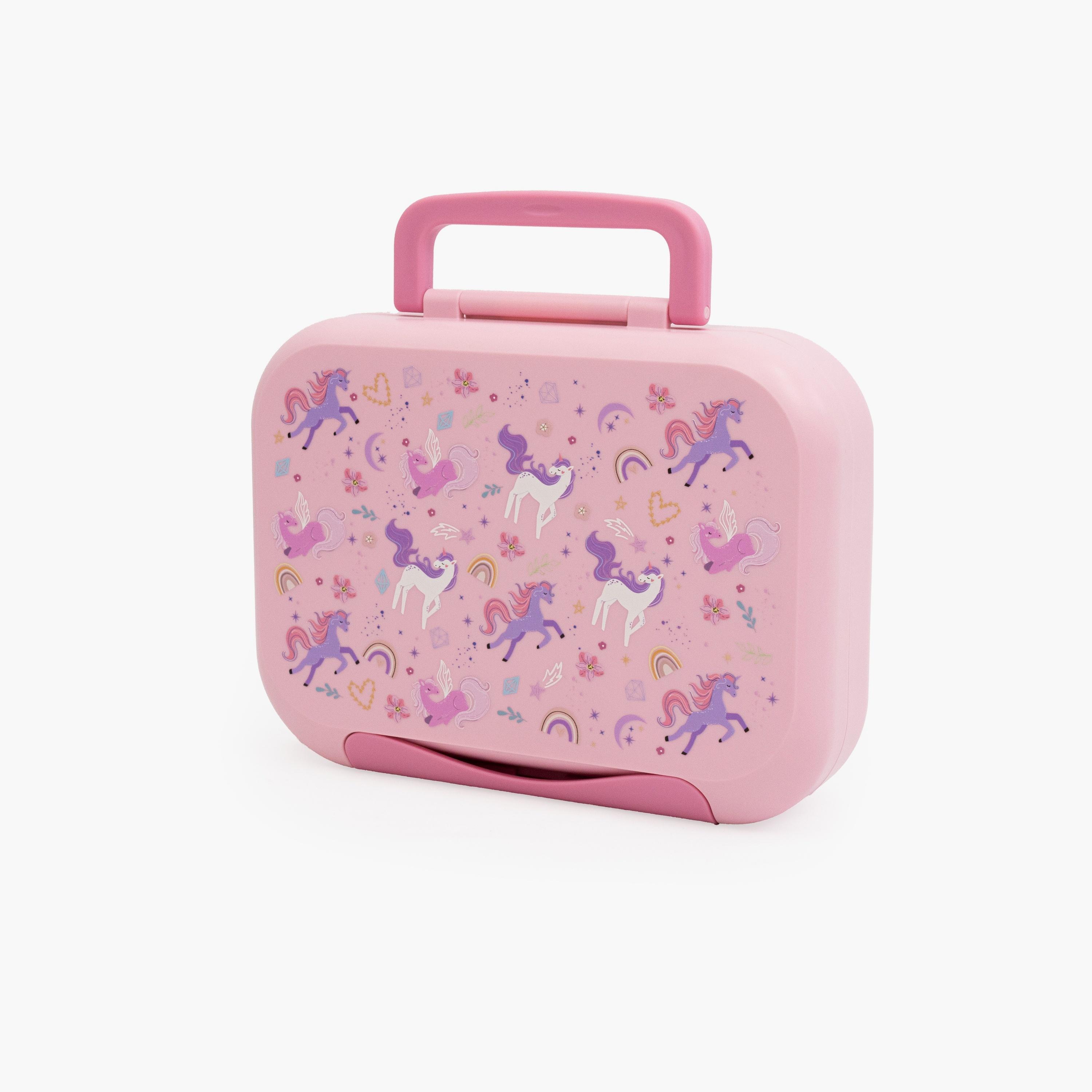 زجاجة مياه معزولة مطبوعة مع صندوق غداء من مون - يونيكورن-school-lunchessentials-sets-image-6