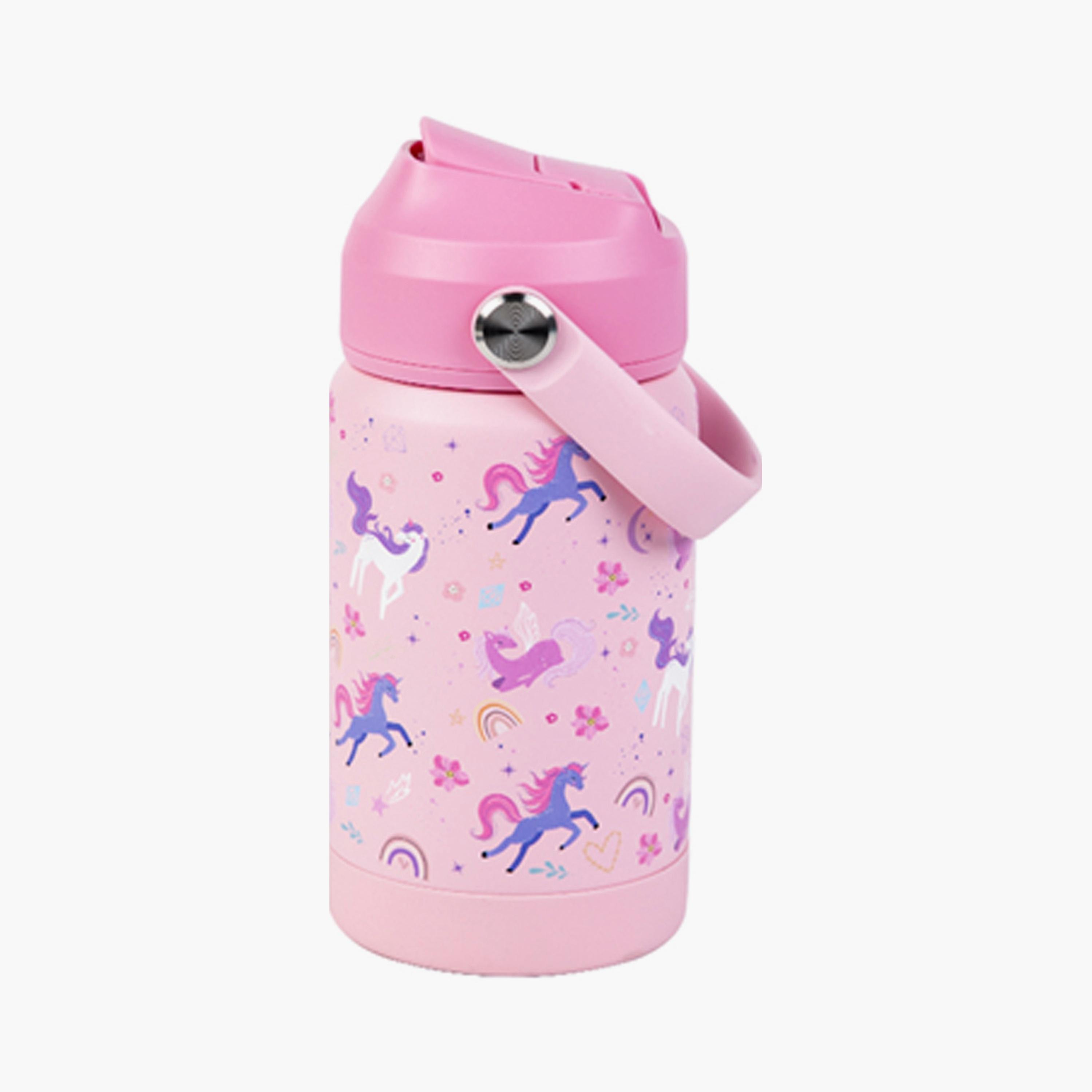 زجاجة مياه معزولة مطبوعة مع صندوق غداء من مون - يونيكورن-school-lunchessentials-sets-image-5