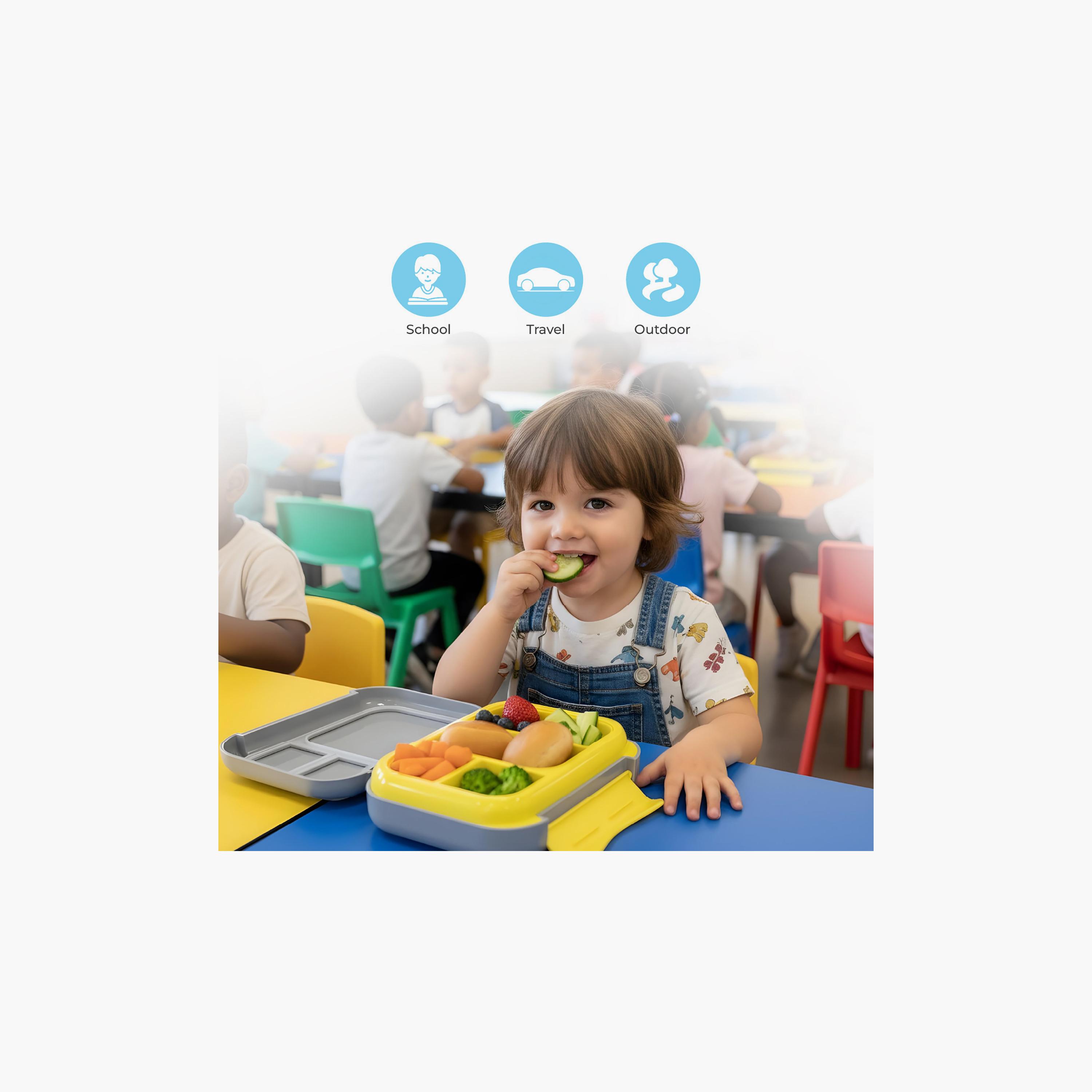 صندوق غداء مطبوع مقاوم للتسرب وآمن للاستخدام في الميكروويف من مون - حفارة-school-lunchessentials-lunchboxes-image-4