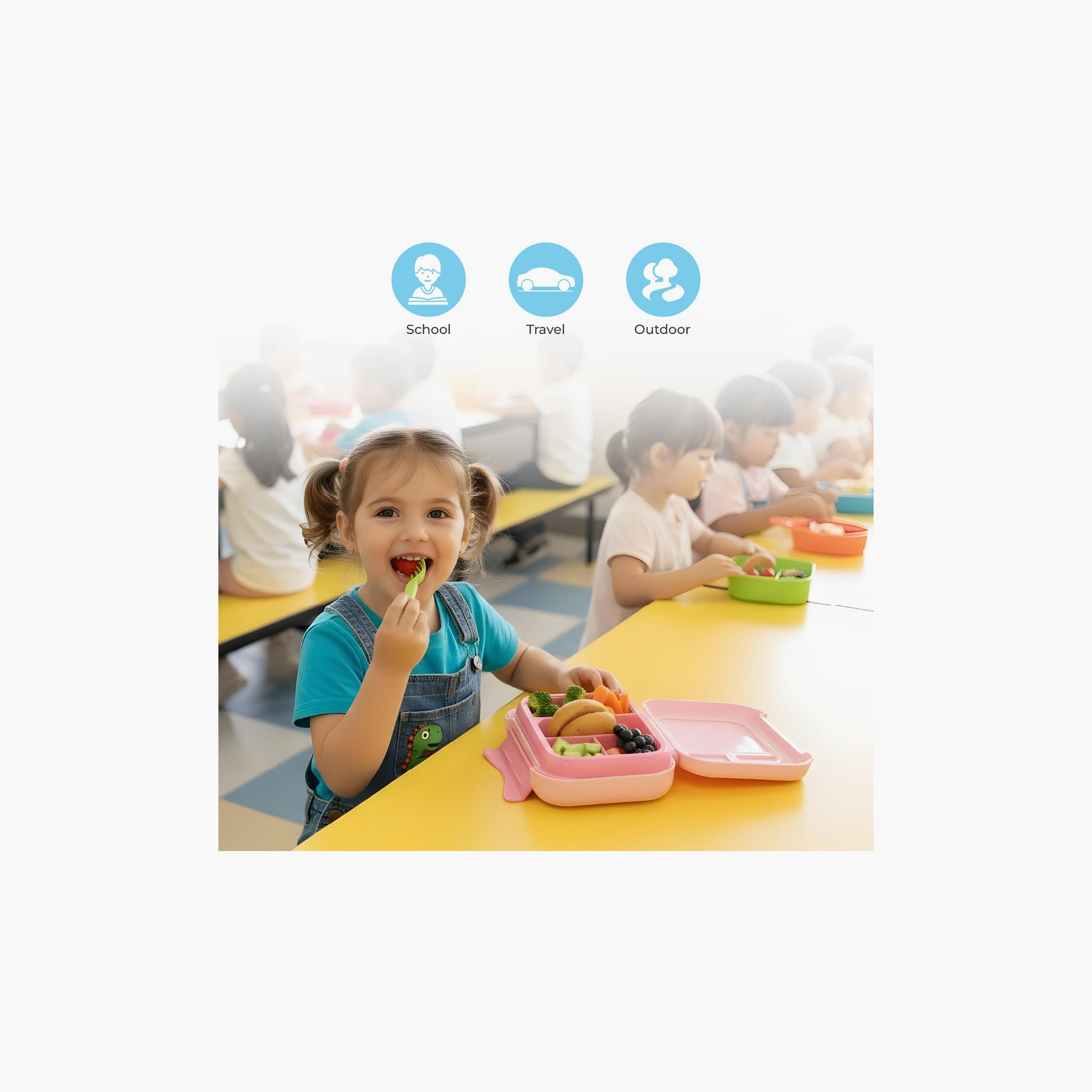 صندوق غداء مطبوع مقاوم للتسرب وآمن للاستخدام في الميكروويف من مون - يونيكورن-school-lunchessentials-lunchboxes-image-4