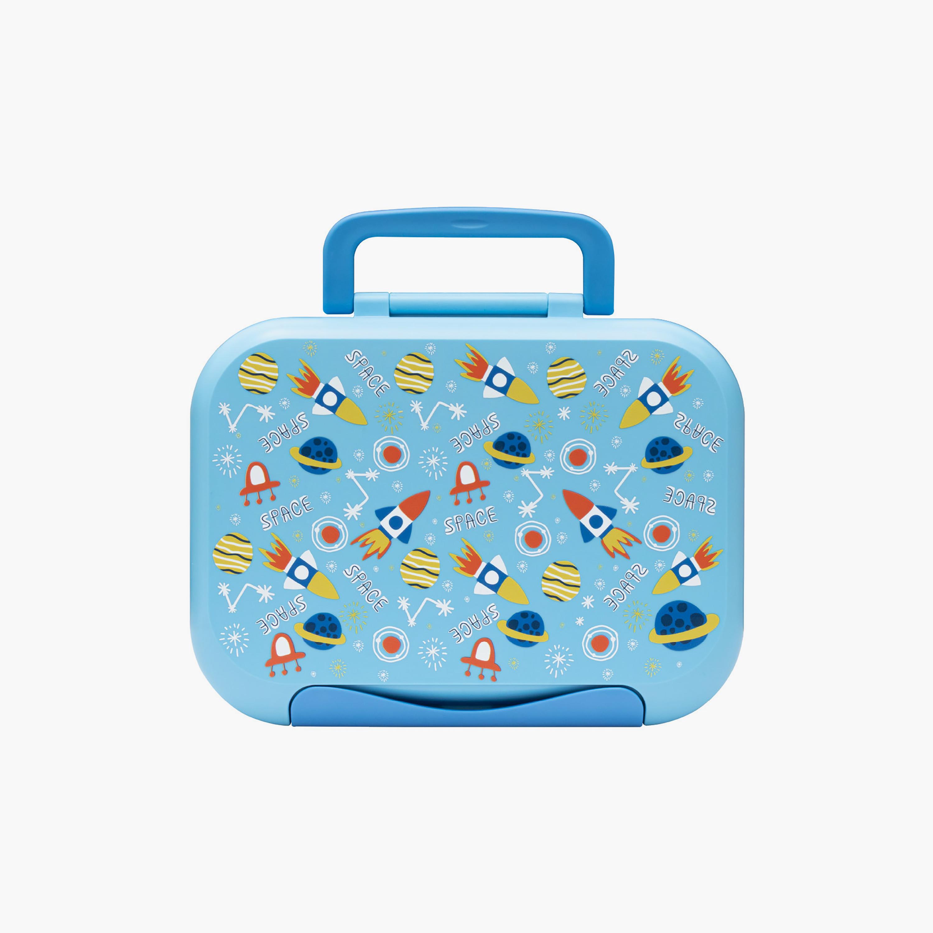 صندوق غداء مطبوع مقاوم للتسرب وآمن للاستخدام في الميكروويف من مون - فضاء-school-lunchessentials-lunchboxes-image-1