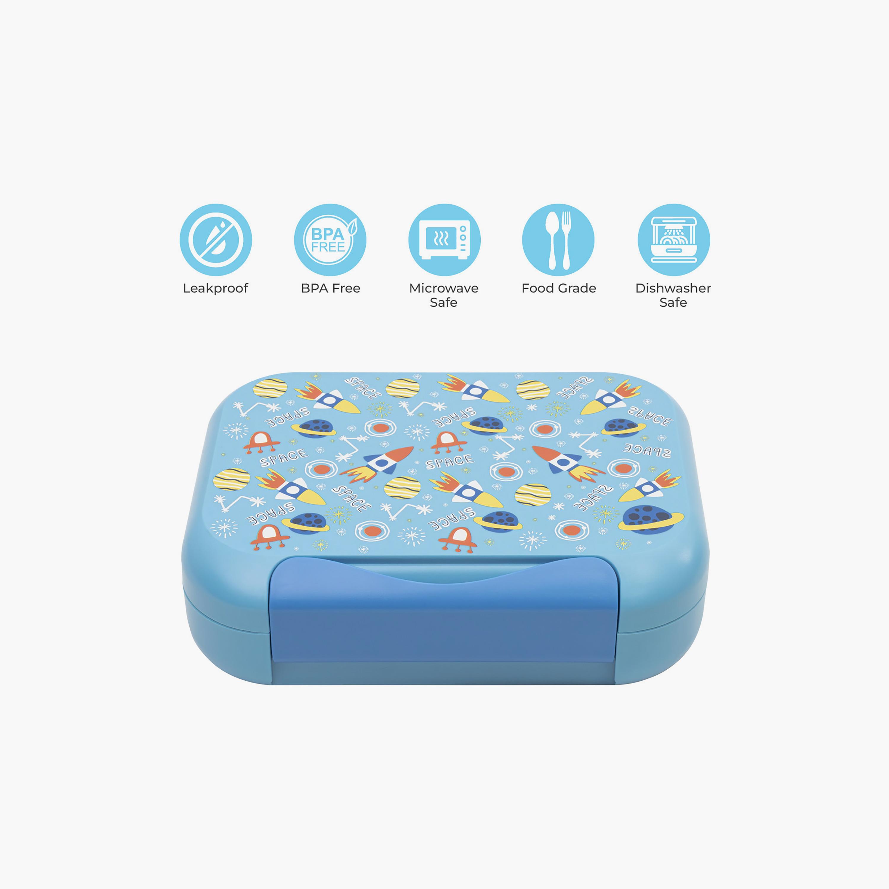 صندوق غداء مطبوع مقاوم للتسرب وآمن للاستخدام في الميكروويف من مون - فضاء-school-lunchessentials-lunchboxes-image-3