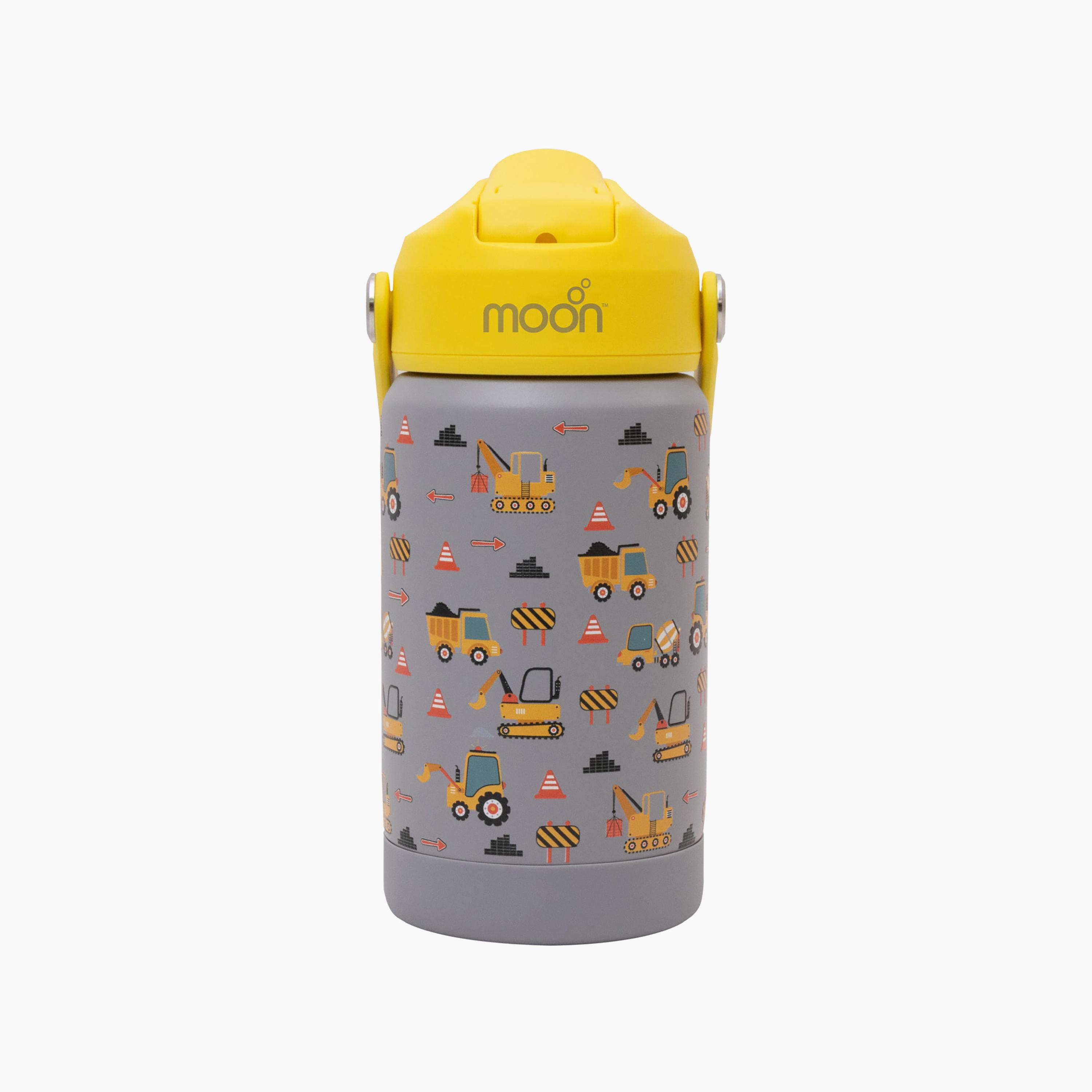زجاجة مياه معزولة مطبوعة مقاومة للتسرب من مون - حفارة-school-waterbottles-image-1